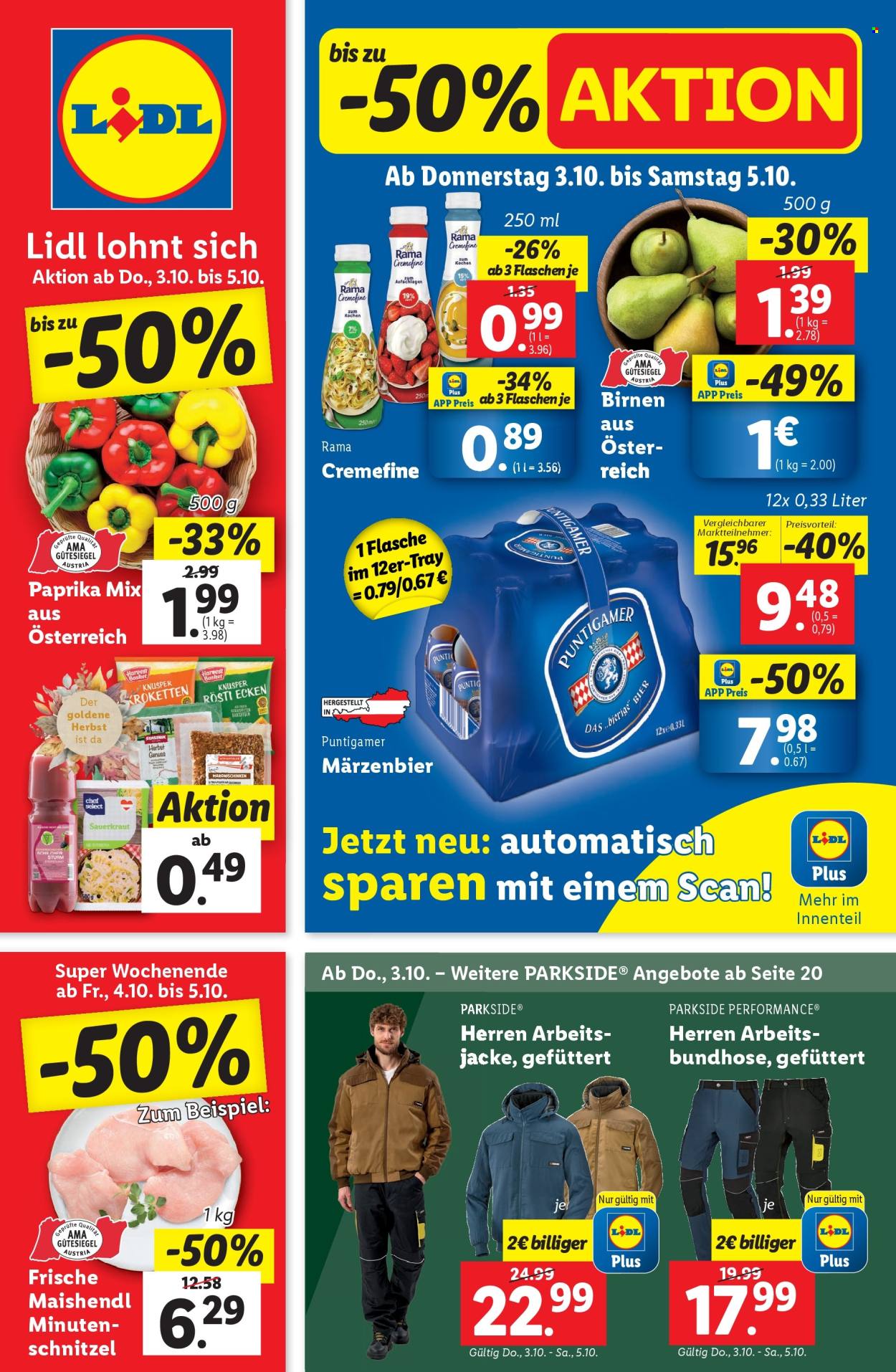 Angebote Lidl - 3.10.2024 - 9.10.2024. Seite 1
