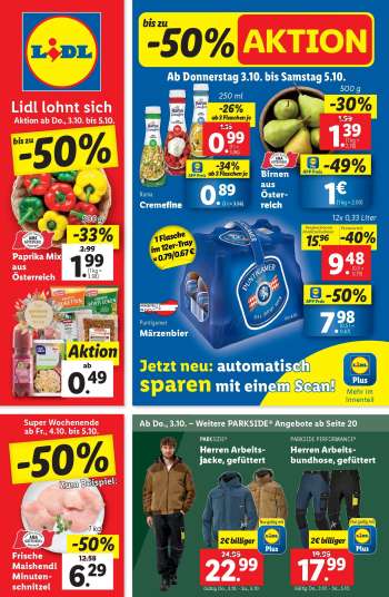 Angebote Lidl - 3.10.2024 - 9.10.2024.