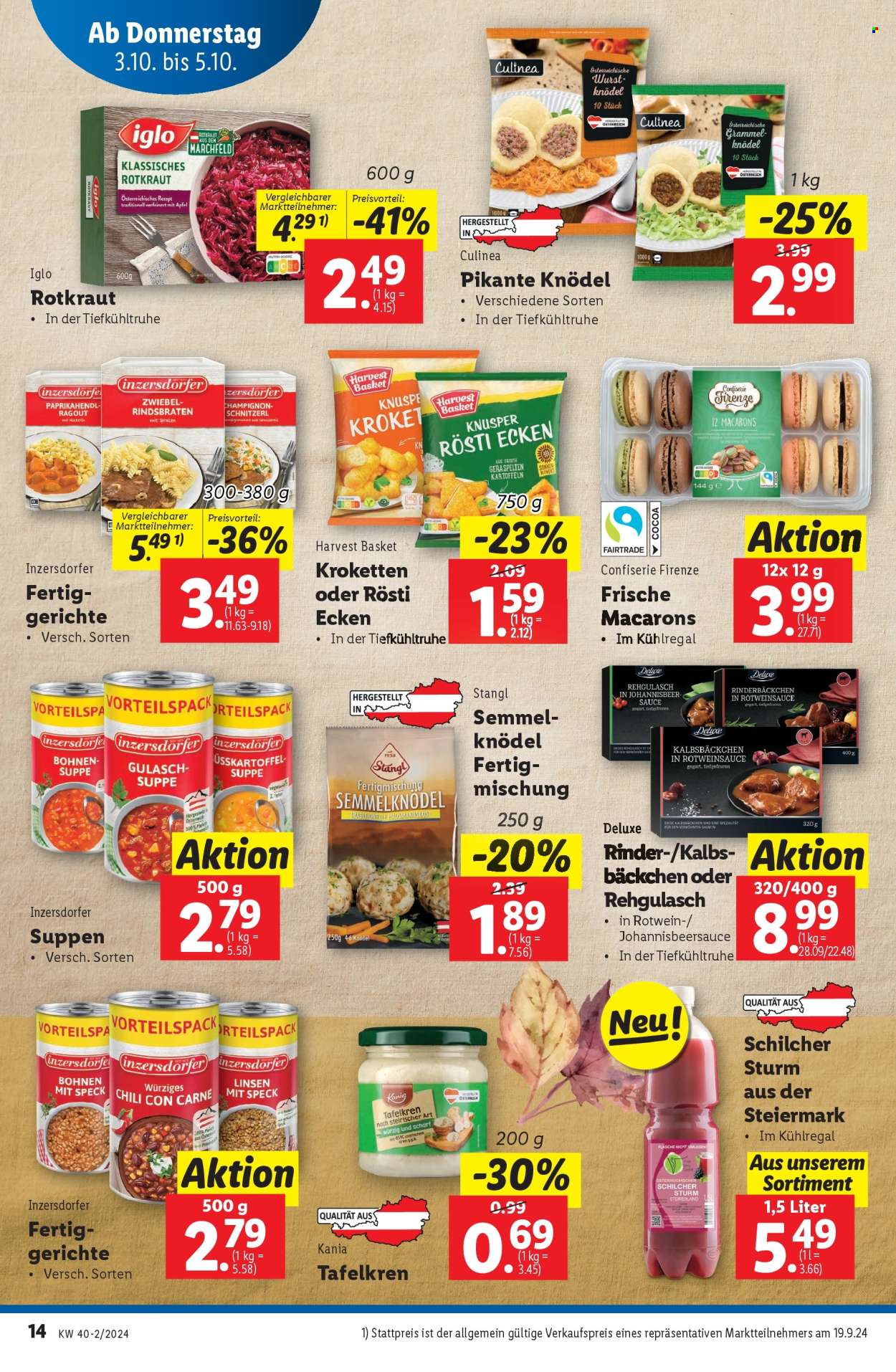 Angebote Lidl - 3.10.2024 - 9.10.2024. Seite 14