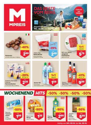 Angebote MPREIS - 30.9.2024 - 6.10.2024.