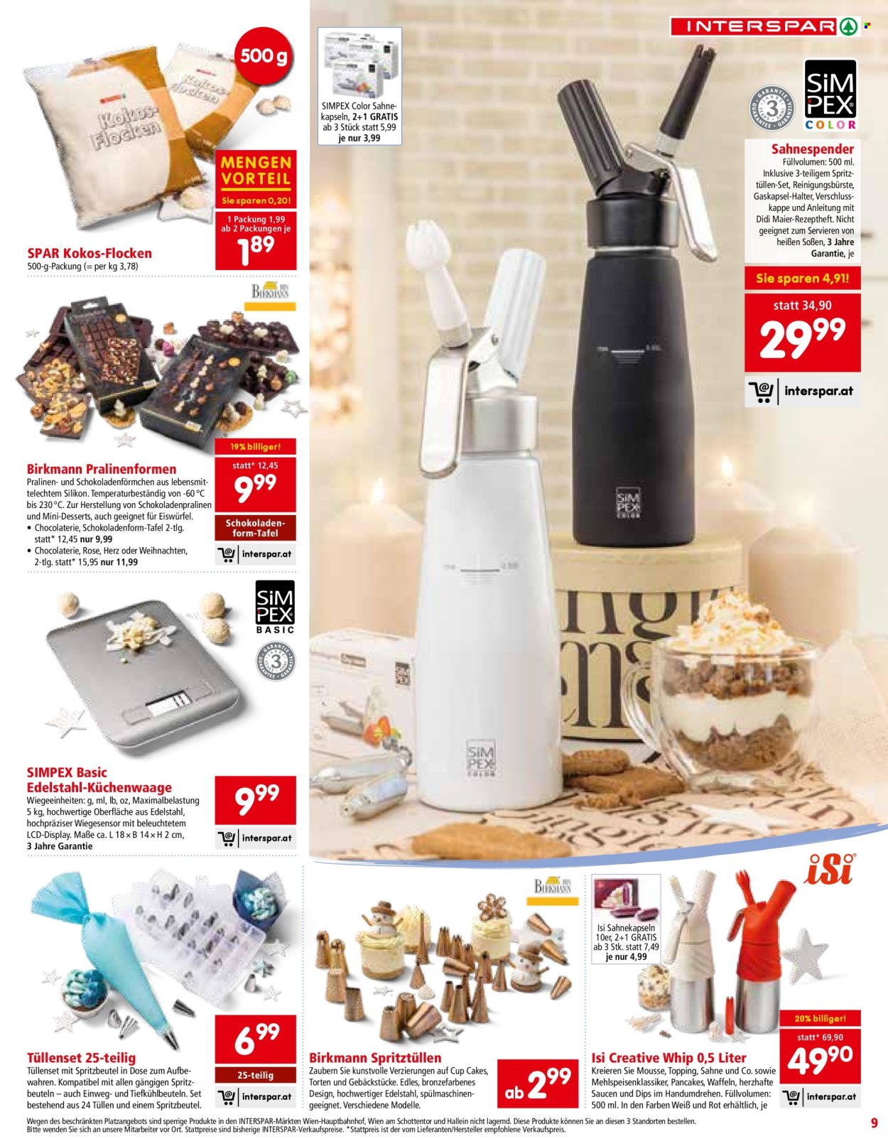 Angebote INTERSPAR - 3.10.2024 - 14.12.2024. Seite 9