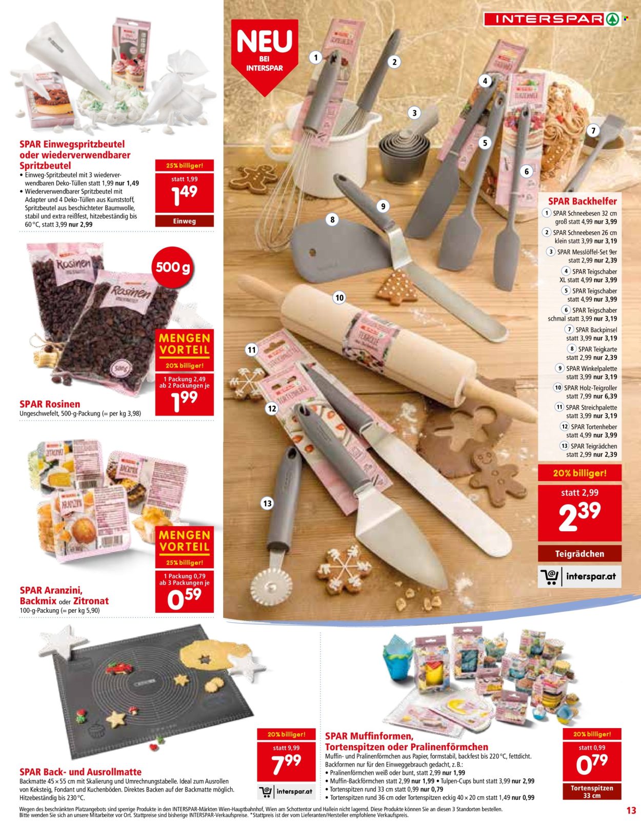 Angebote INTERSPAR - 3.10.2024 - 14.12.2024. Seite 13