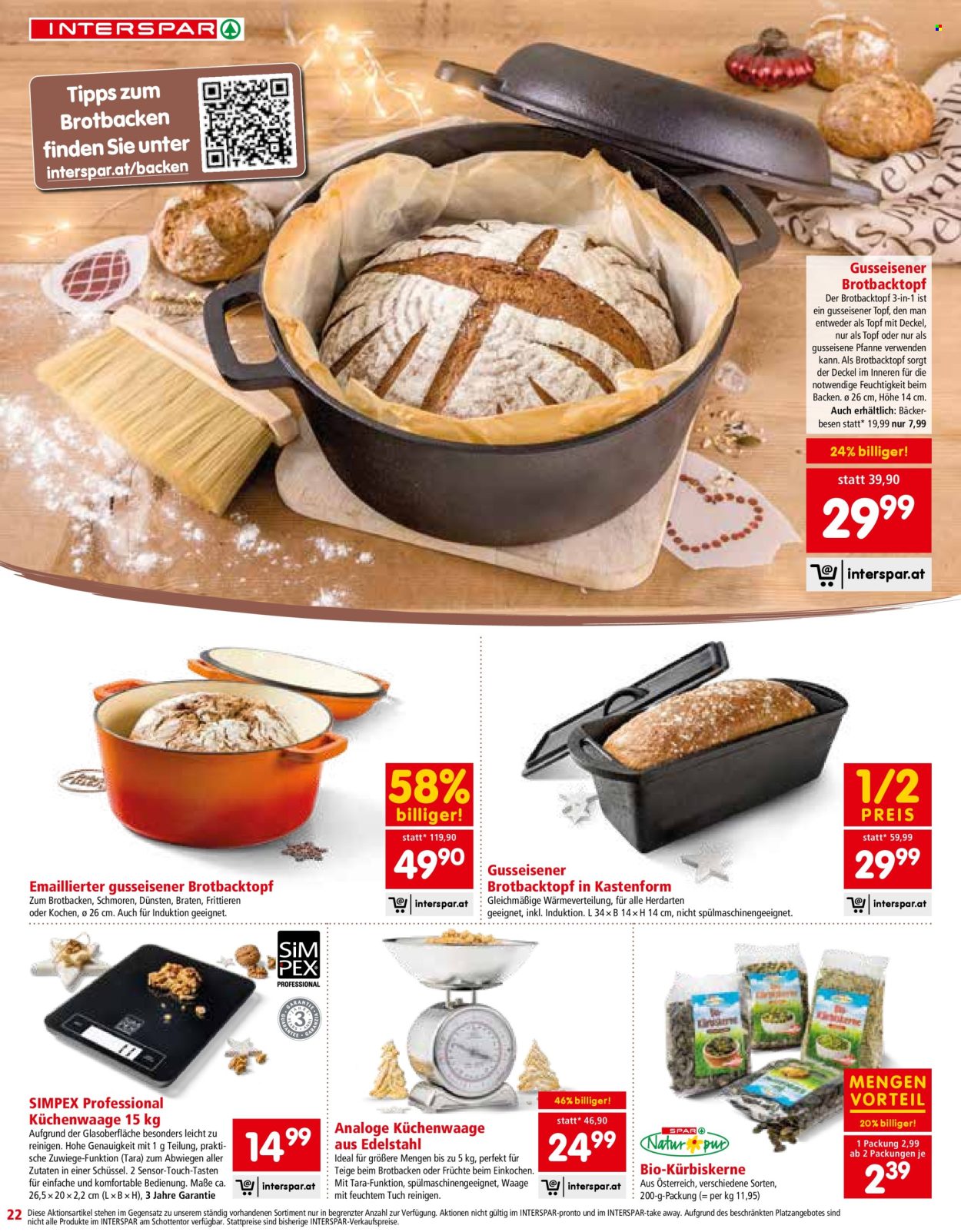Angebote INTERSPAR - 3.10.2024 - 14.12.2024. Seite 22