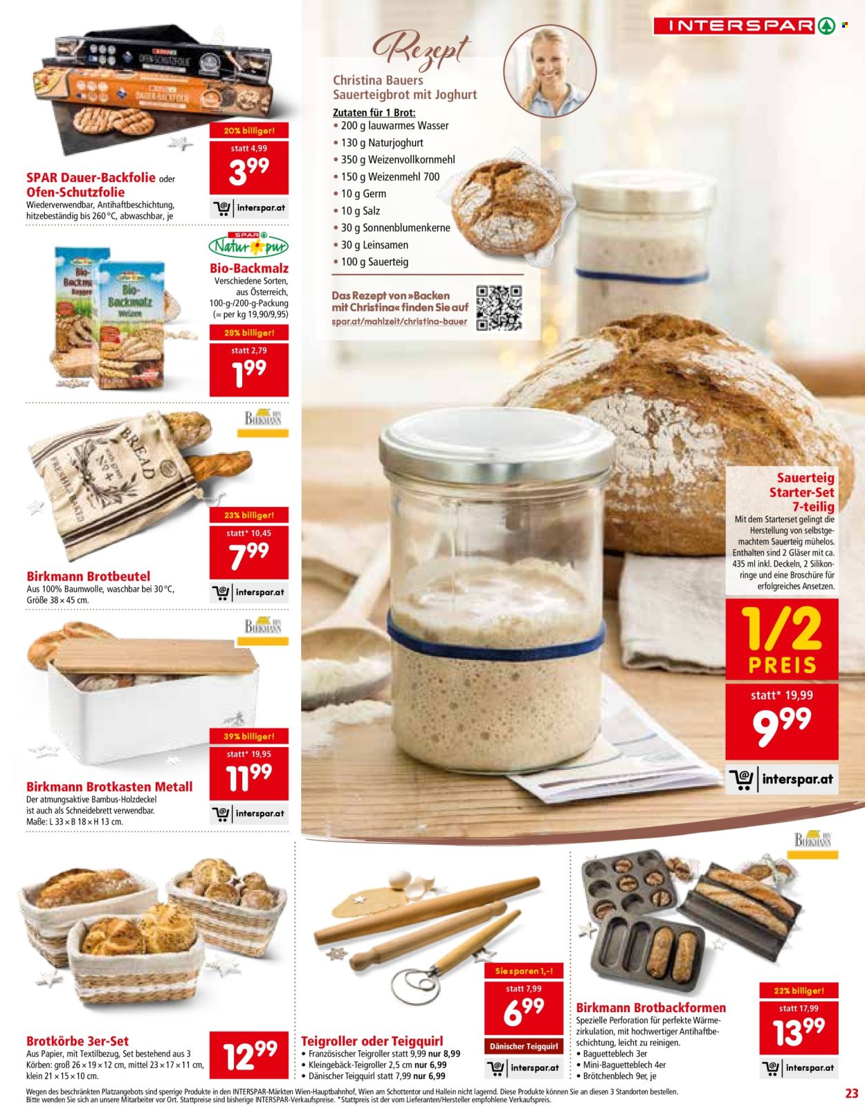 Angebote INTERSPAR - 3.10.2024 - 14.12.2024. Seite 23