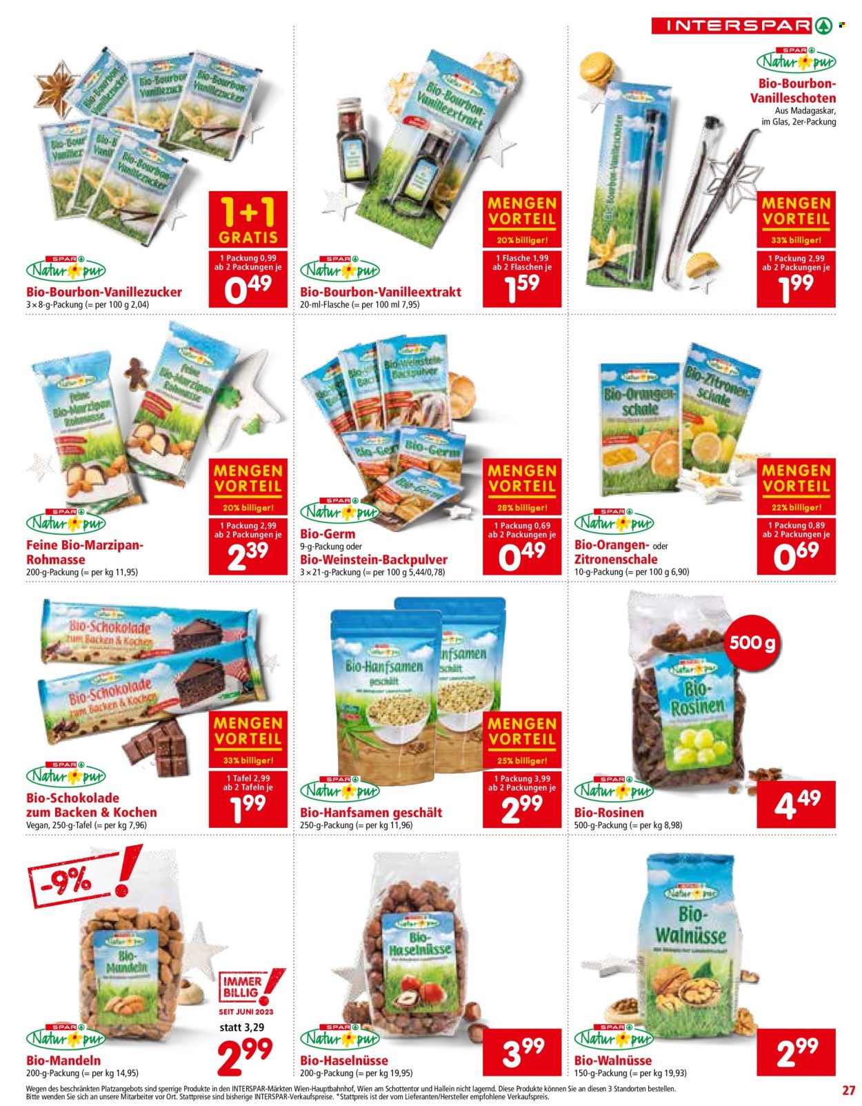 Angebote INTERSPAR - 3.10.2024 - 14.12.2024. Seite 27