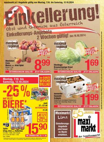 Angebote Maximarkt - 7.10.2024 - 12.10.2024.
