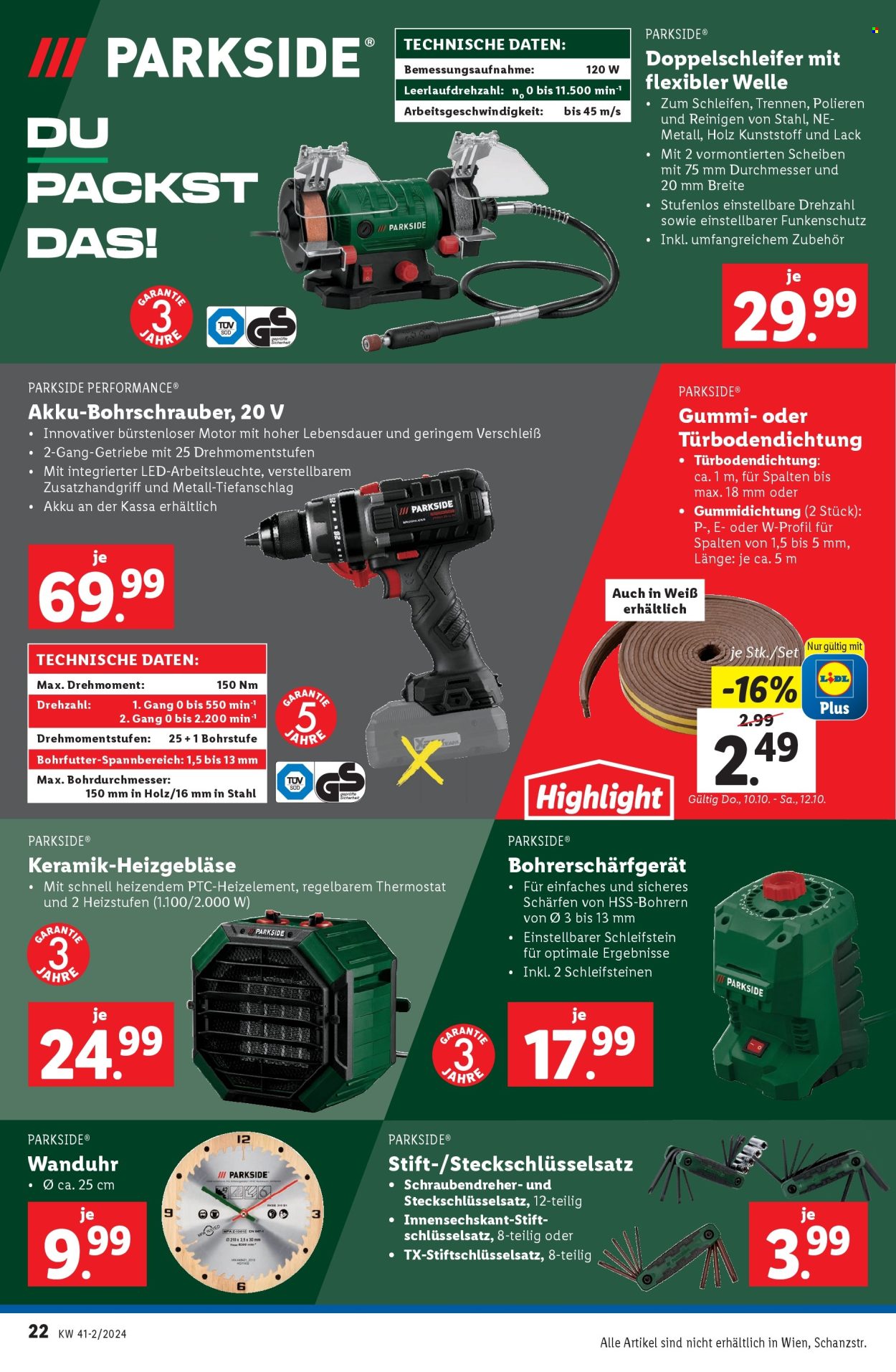 Angebote Lidl - 10.10.2024 - 16.10.2024. Seite 22