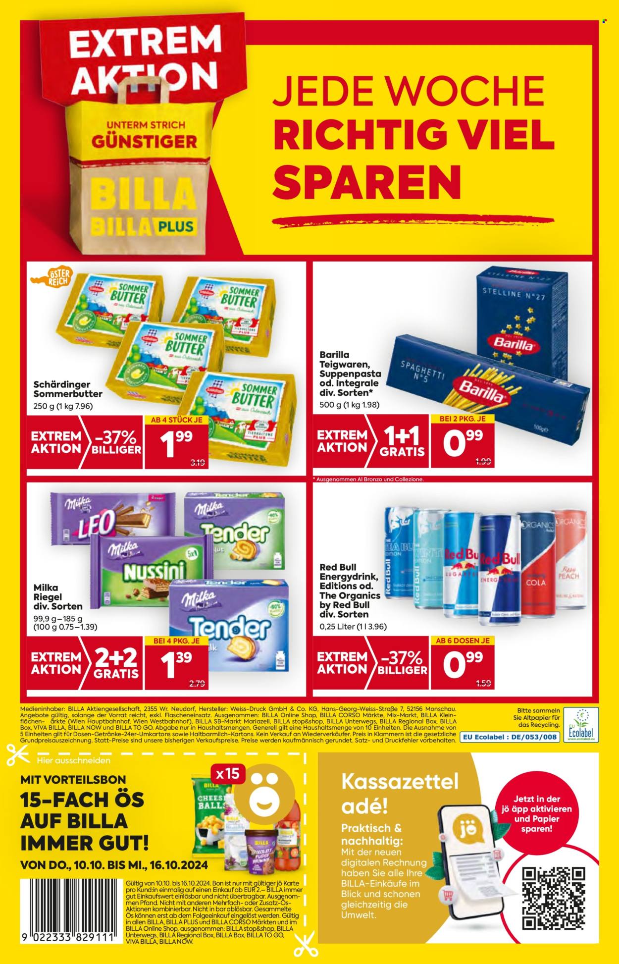 Angebote Billa - 10.10.2024 - 16.10.2024. Seite 16