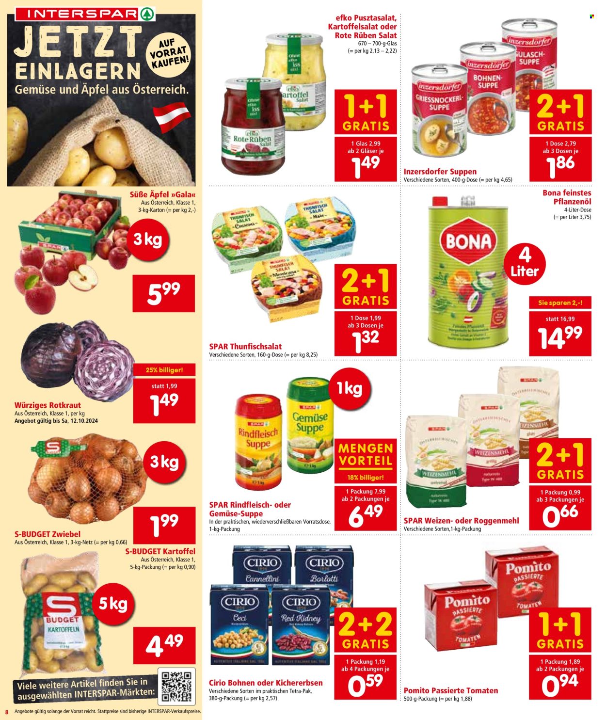 Angebote INTERSPAR - 10.10.2024 - 16.10.2024. Seite 8