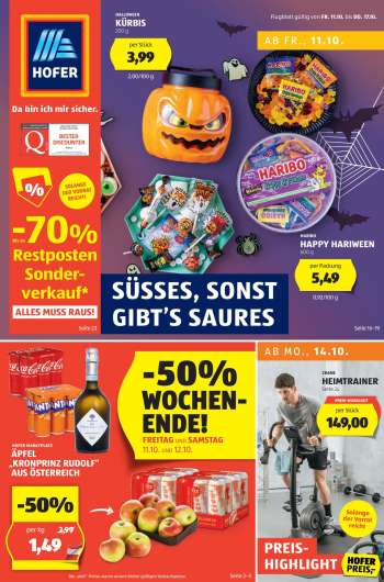 Angebote Hofer - 11.10.2024 - 17.10.2024.