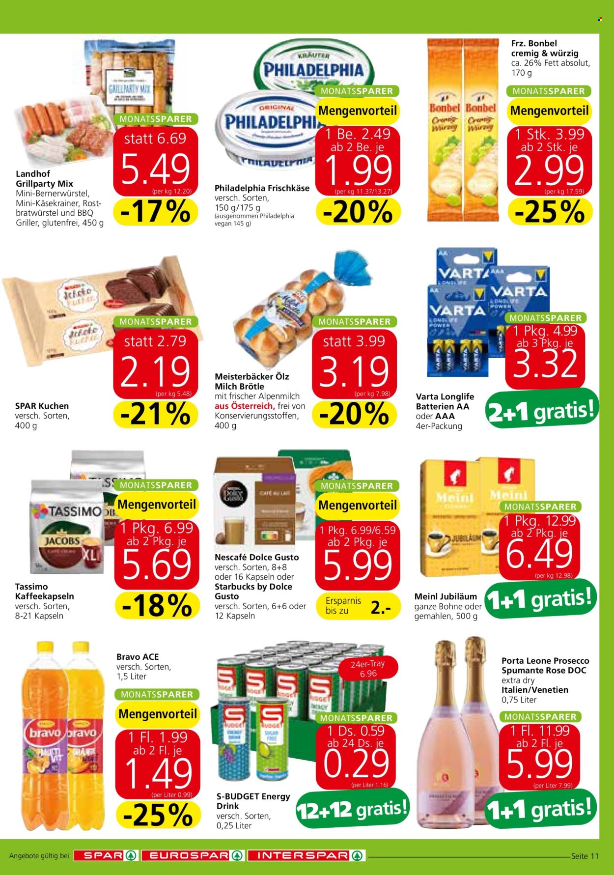 Angebote SPAR - 10.10.2024 - 16.10.2024. Seite 11