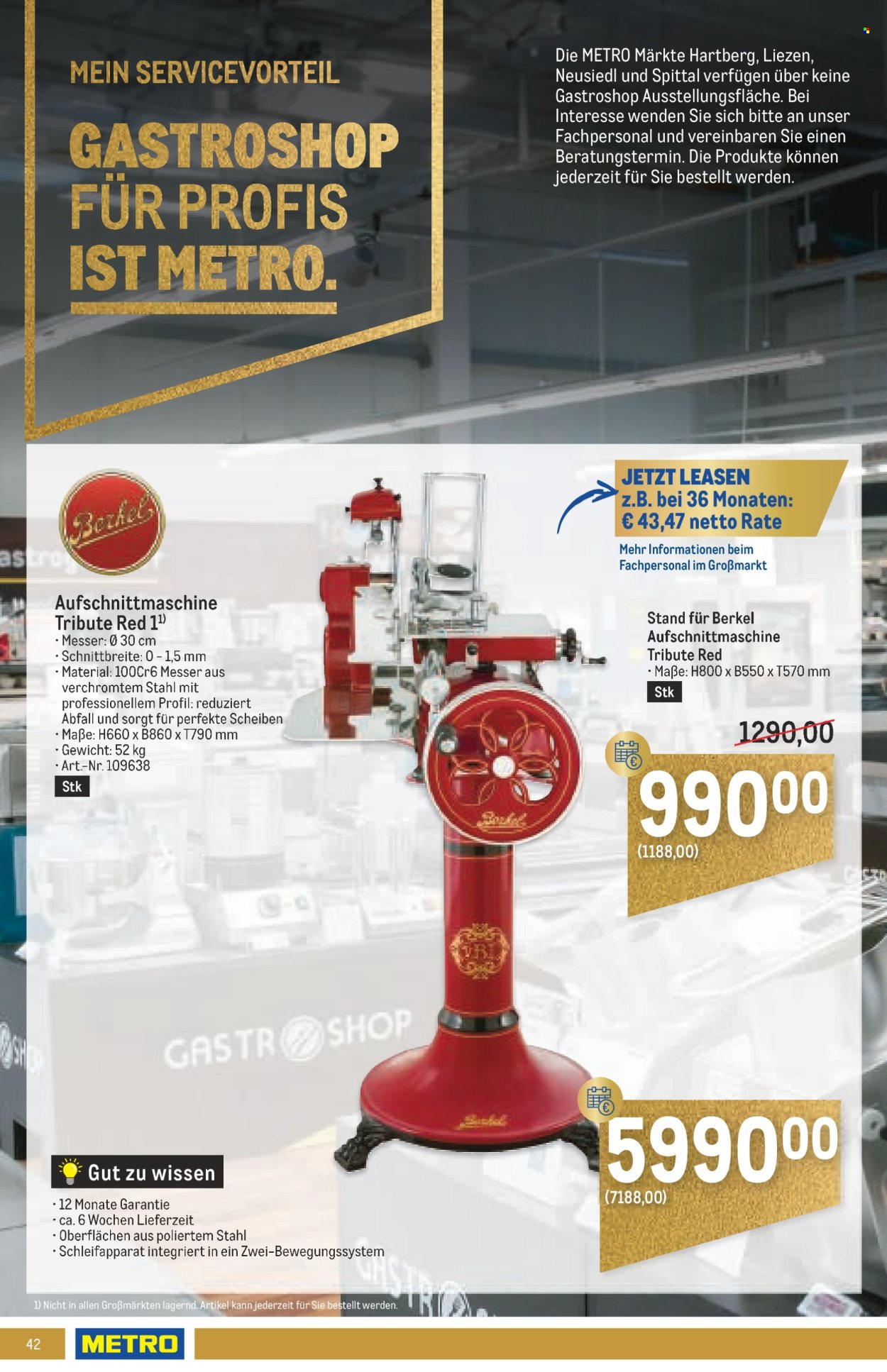 Angebote Metro - 17.10.2024 - 30.10.2024. Seite 42