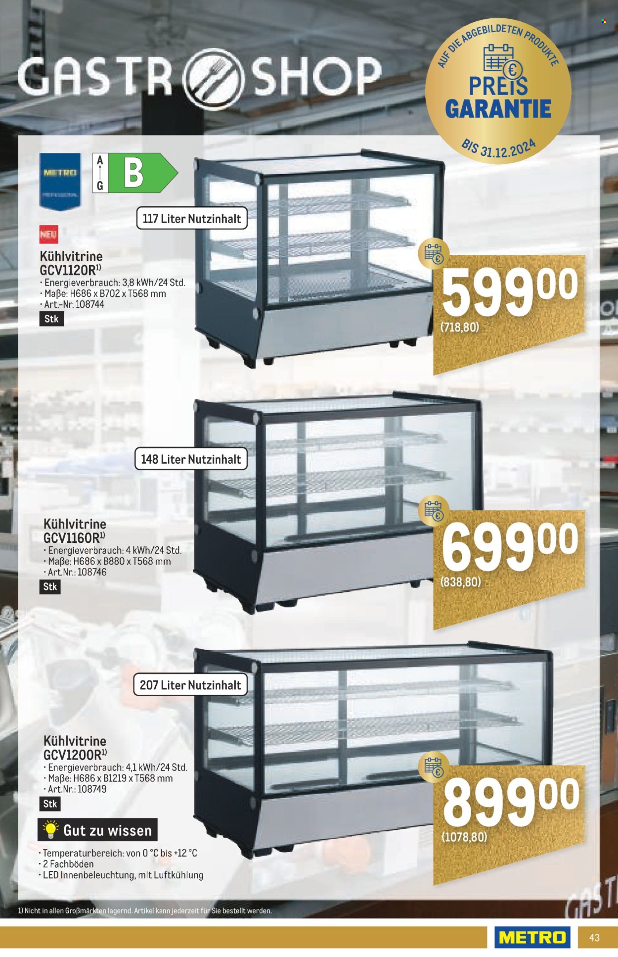 Angebote Metro - 17.10.2024 - 30.10.2024. Seite 43