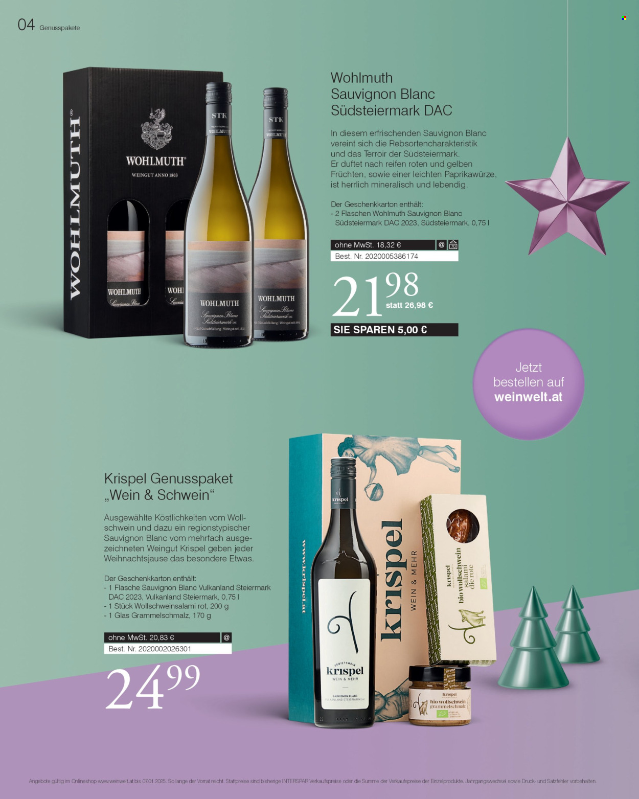 Angebote INTERSPAR - 11.10.2024 - 7.1.2025. Seite 4