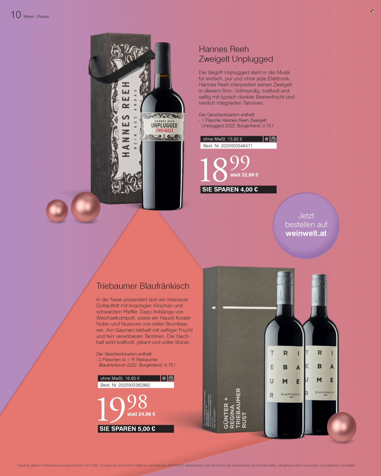 Angebote INTERSPAR - 11.10.2024 - 7.1.2025. Seite 10