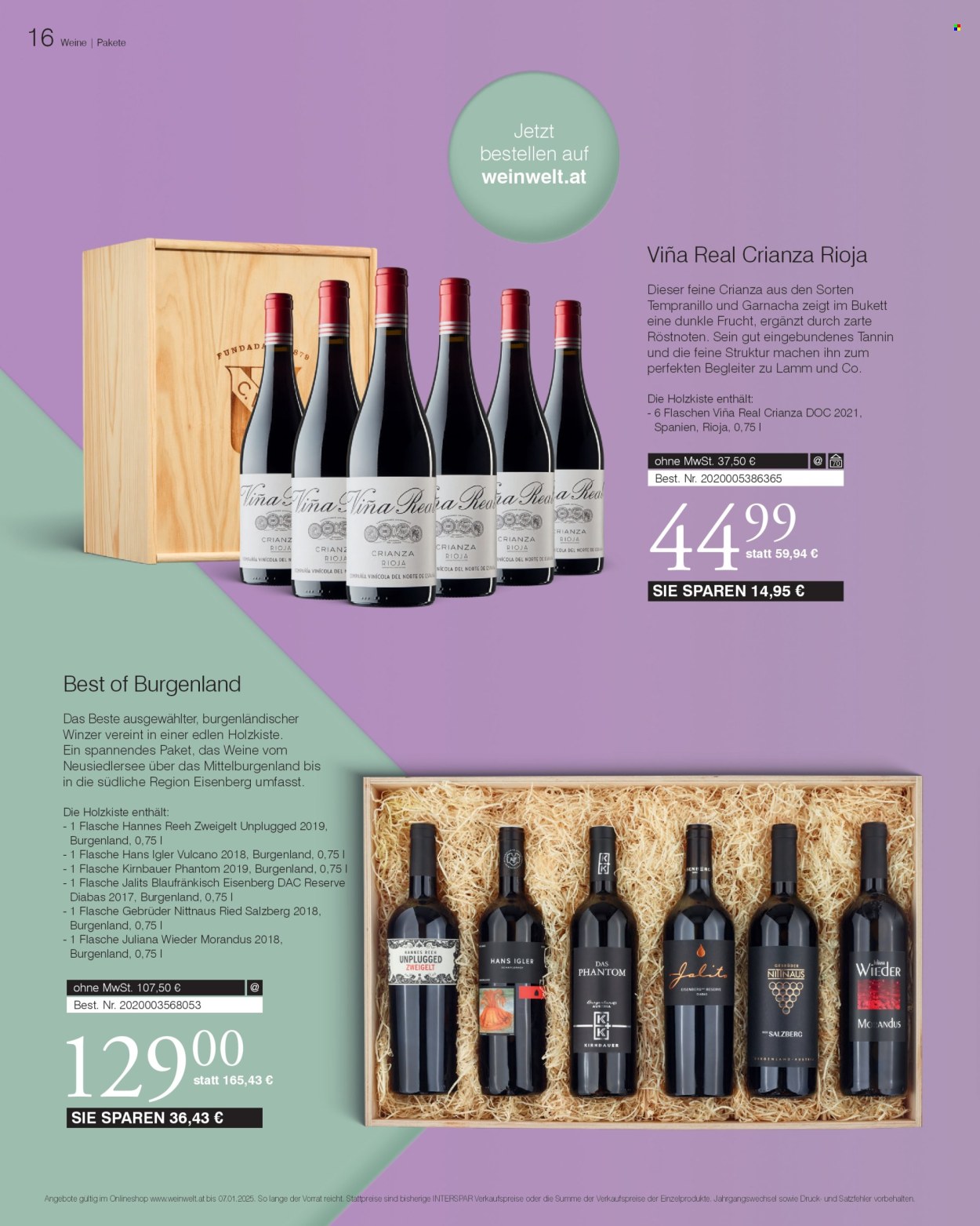 Angebote INTERSPAR - 11.10.2024 - 7.1.2025. Seite 16