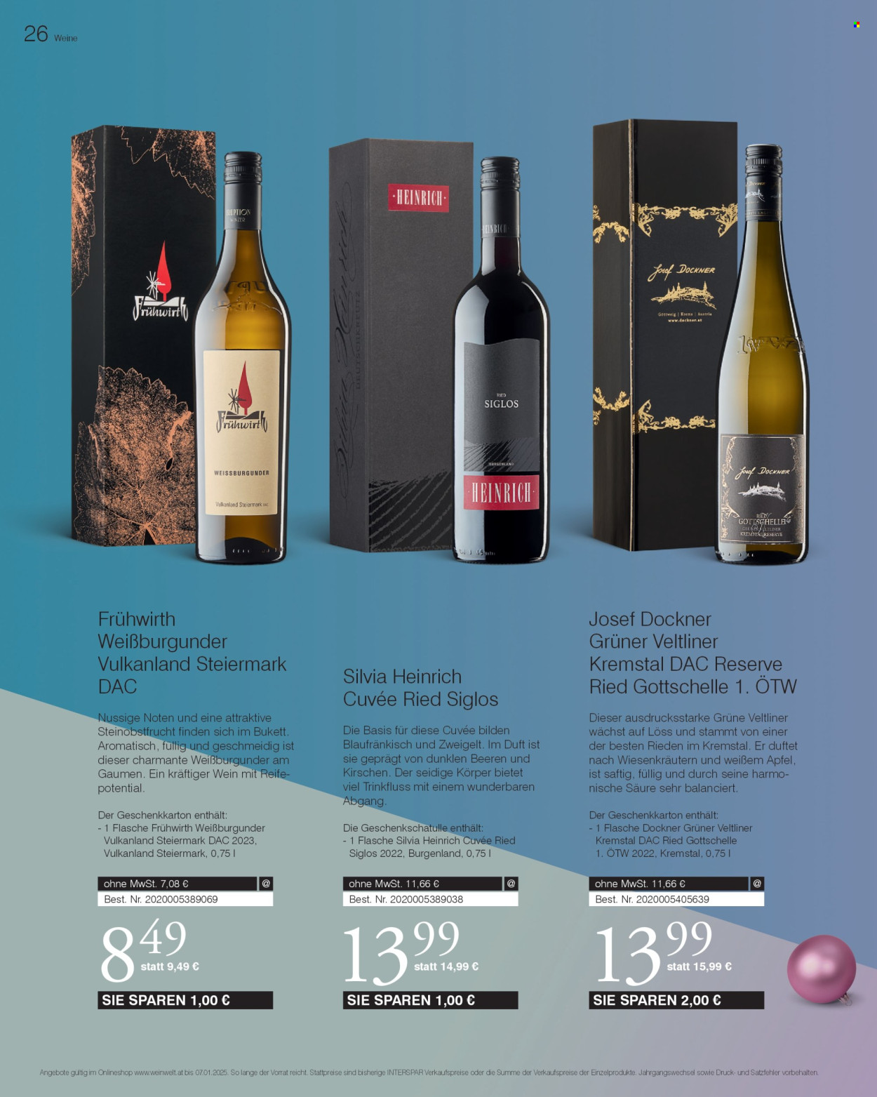 Angebote INTERSPAR - 11.10.2024 - 7.1.2025. Seite 26