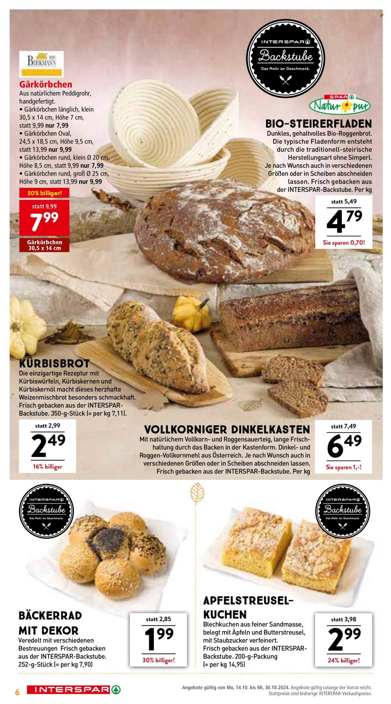Angebote INTERSPAR - 14.10.2024 - 30.10.2024. Seite 6