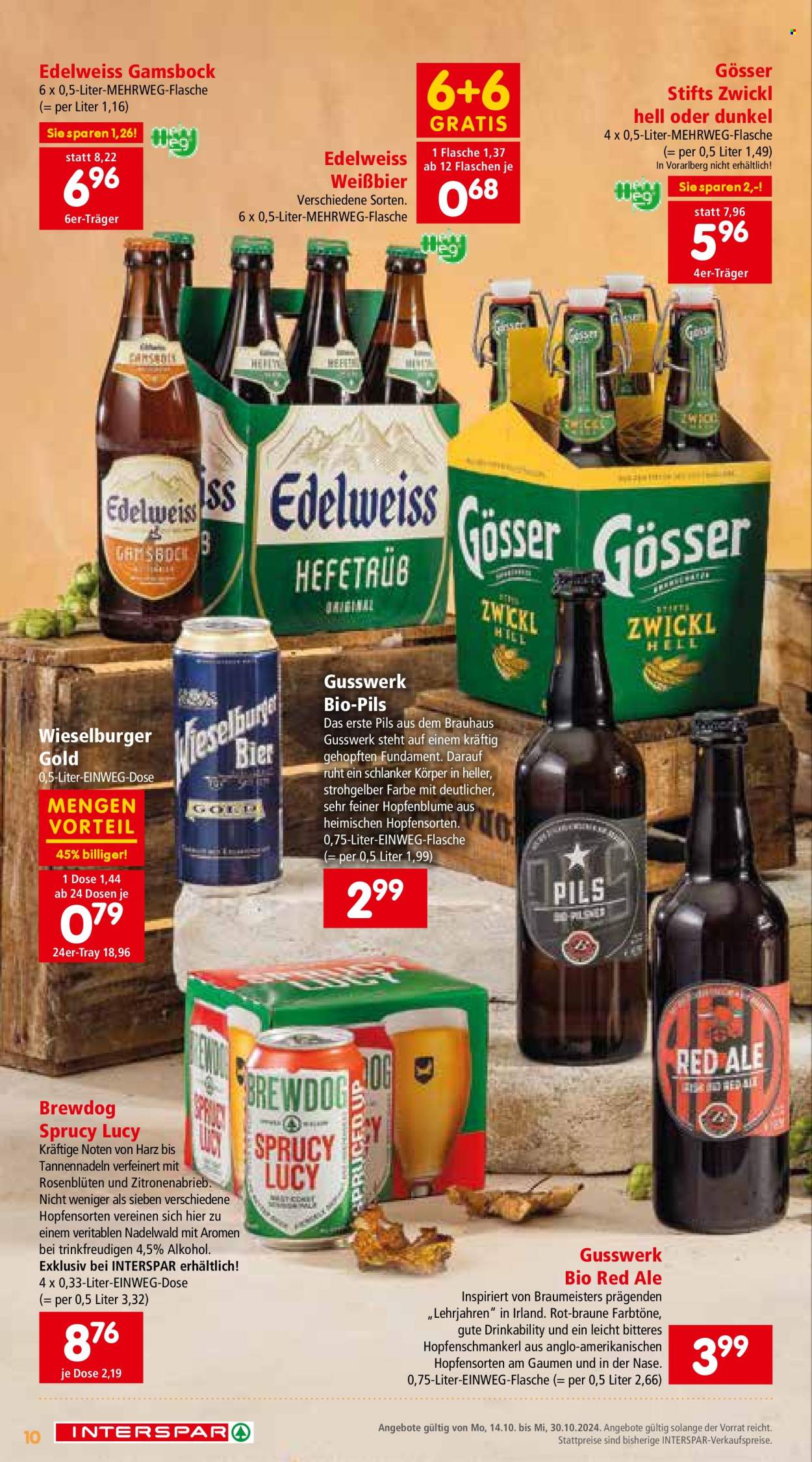 Angebote INTERSPAR - 14.10.2024 - 30.10.2024. Seite 10