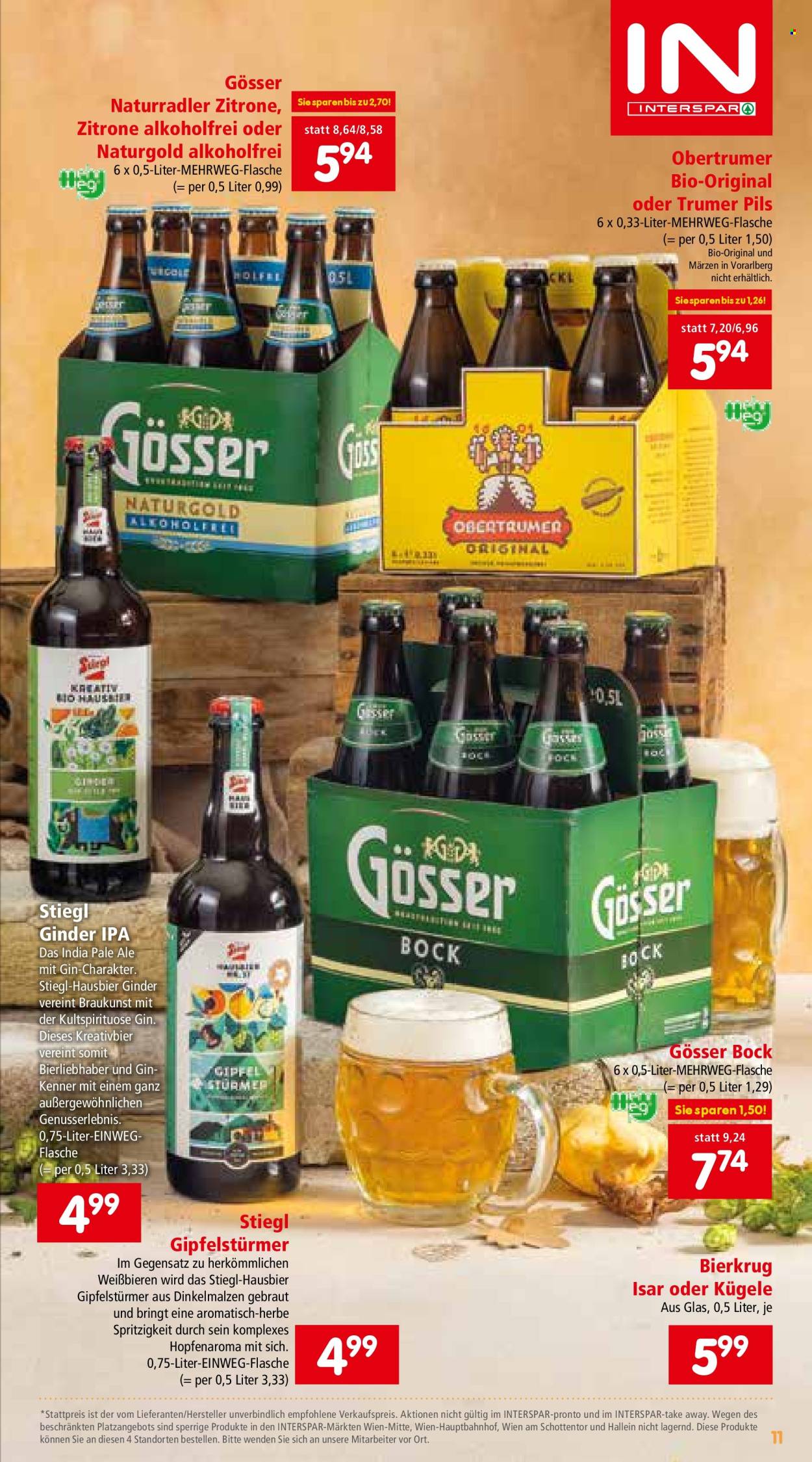 Angebote INTERSPAR - 14.10.2024 - 30.10.2024. Seite 11