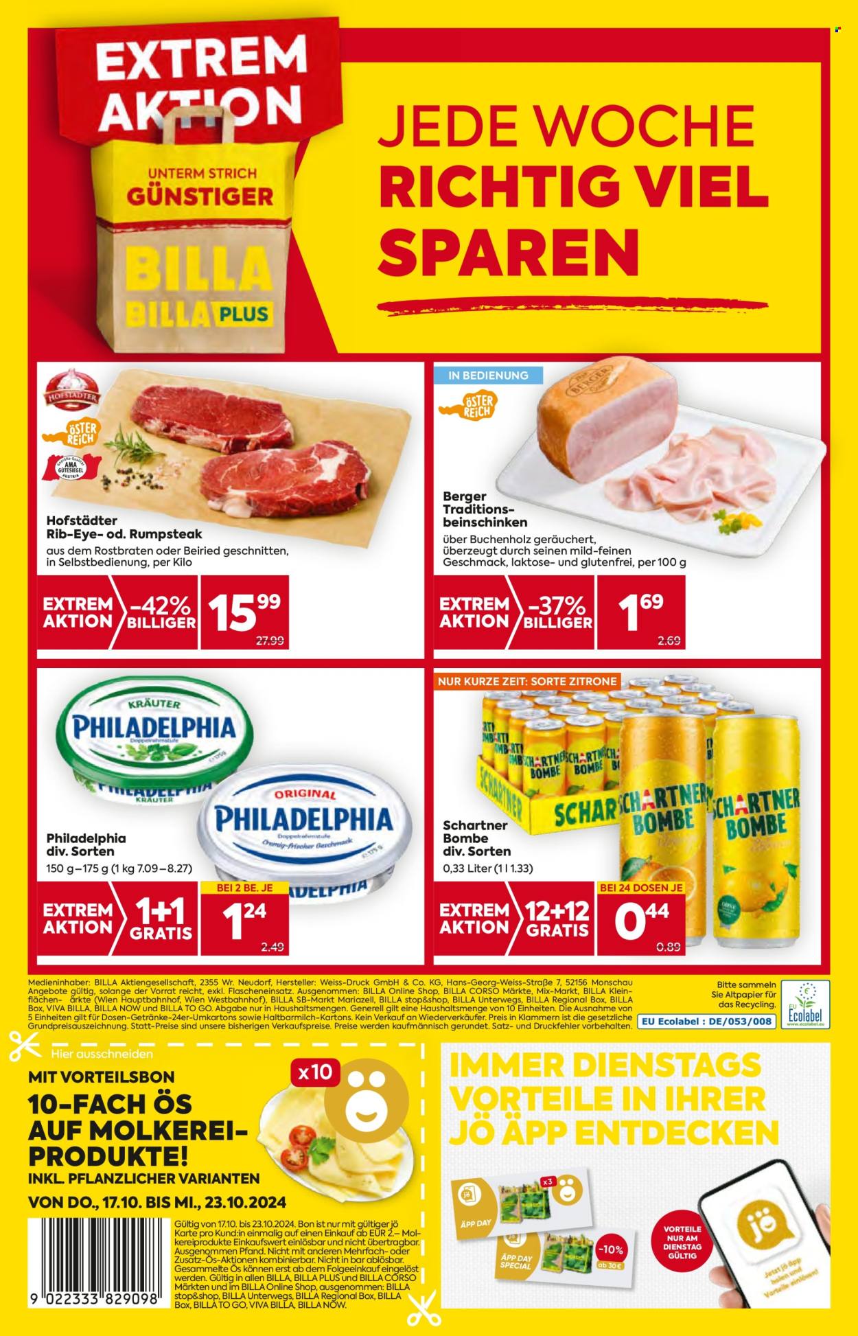 Angebote Billa - 17.10.2024 - 23.10.2024. Seite 20