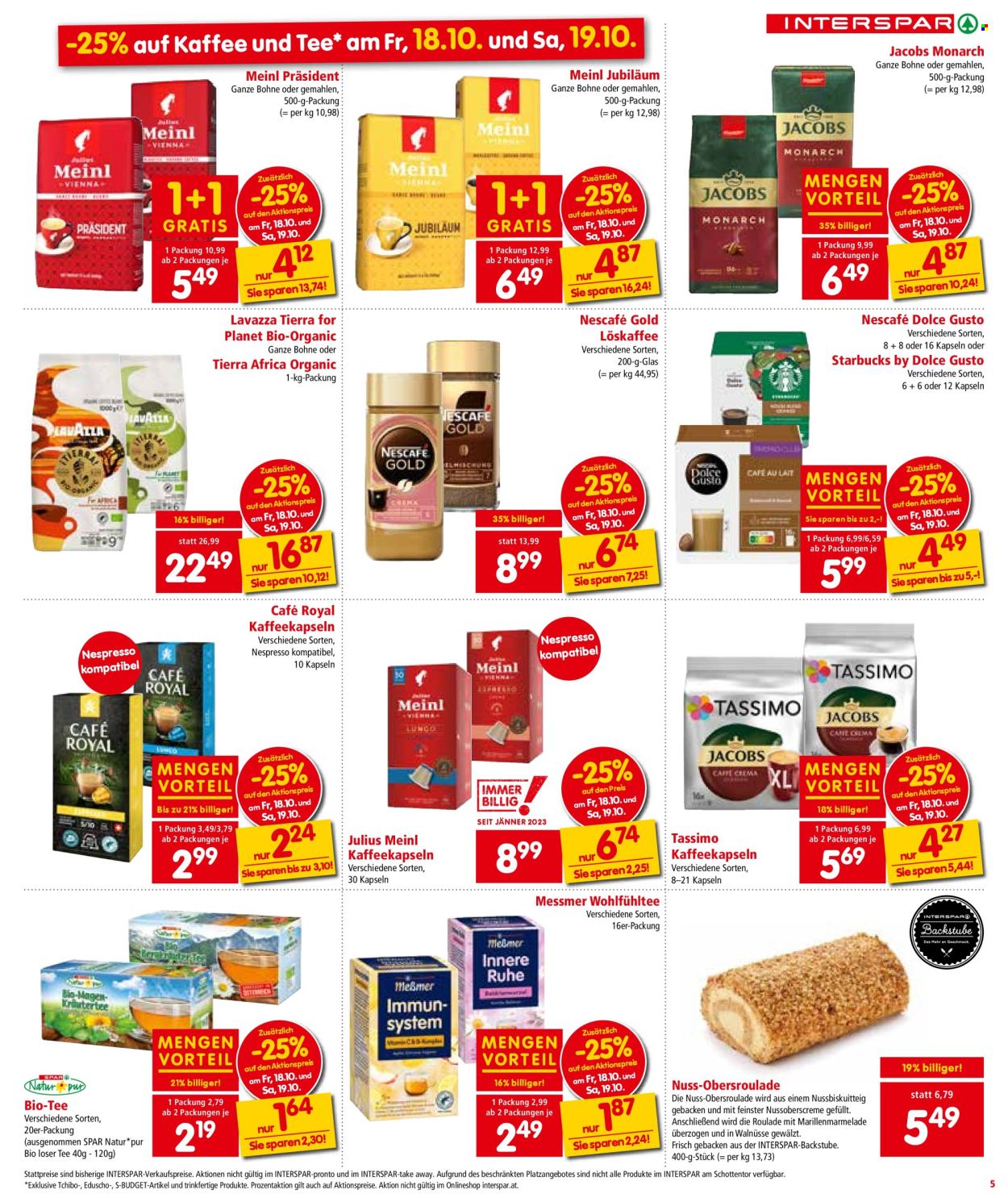 Angebote INTERSPAR - 17.10.2024 - 30.10.2024. Seite 5