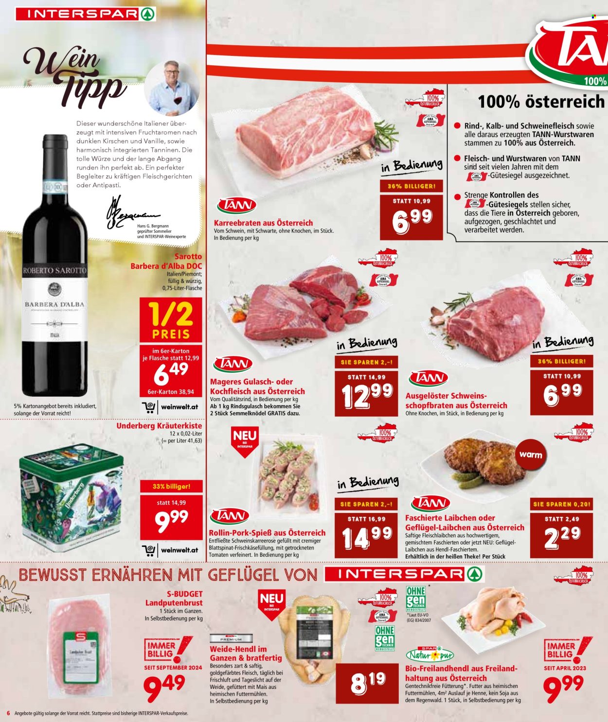 Angebote INTERSPAR - 17.10.2024 - 30.10.2024. Seite 6
