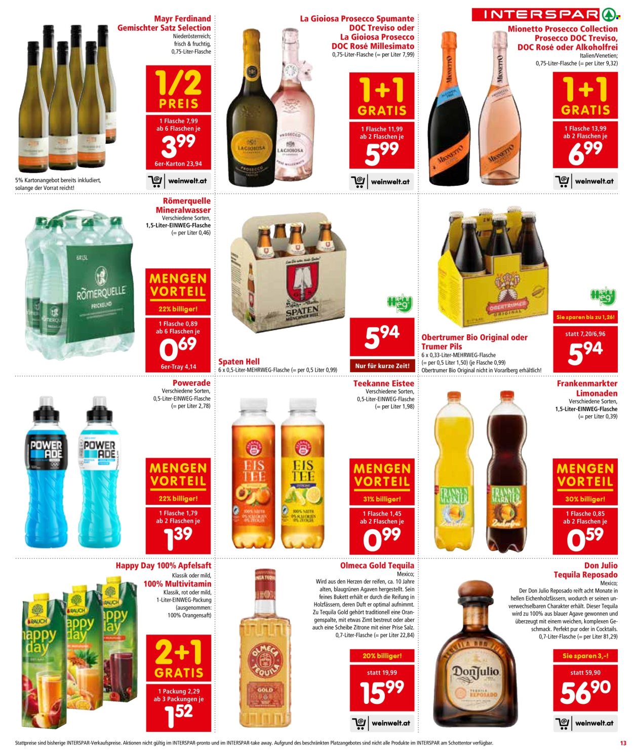 Angebote INTERSPAR - 17.10.2024 - 30.10.2024. Seite 13