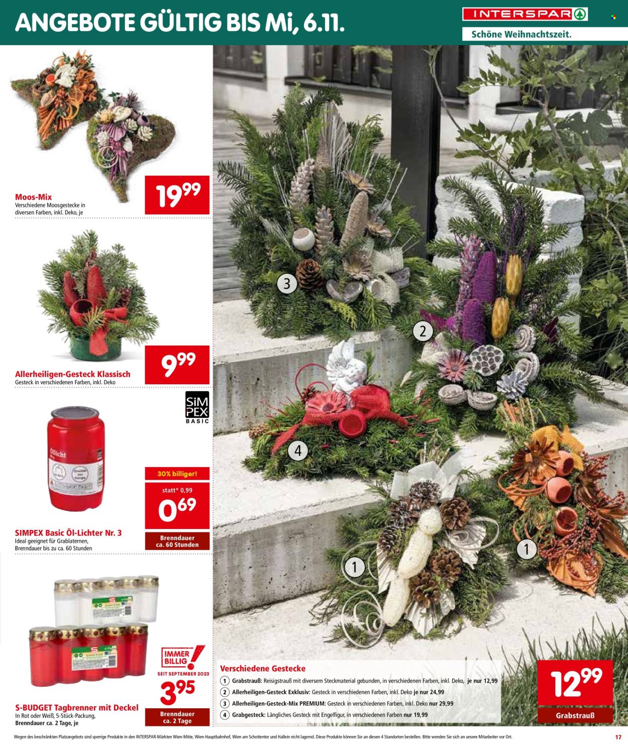 Angebote INTERSPAR - 17.10.2024 - 30.10.2024. Seite 17