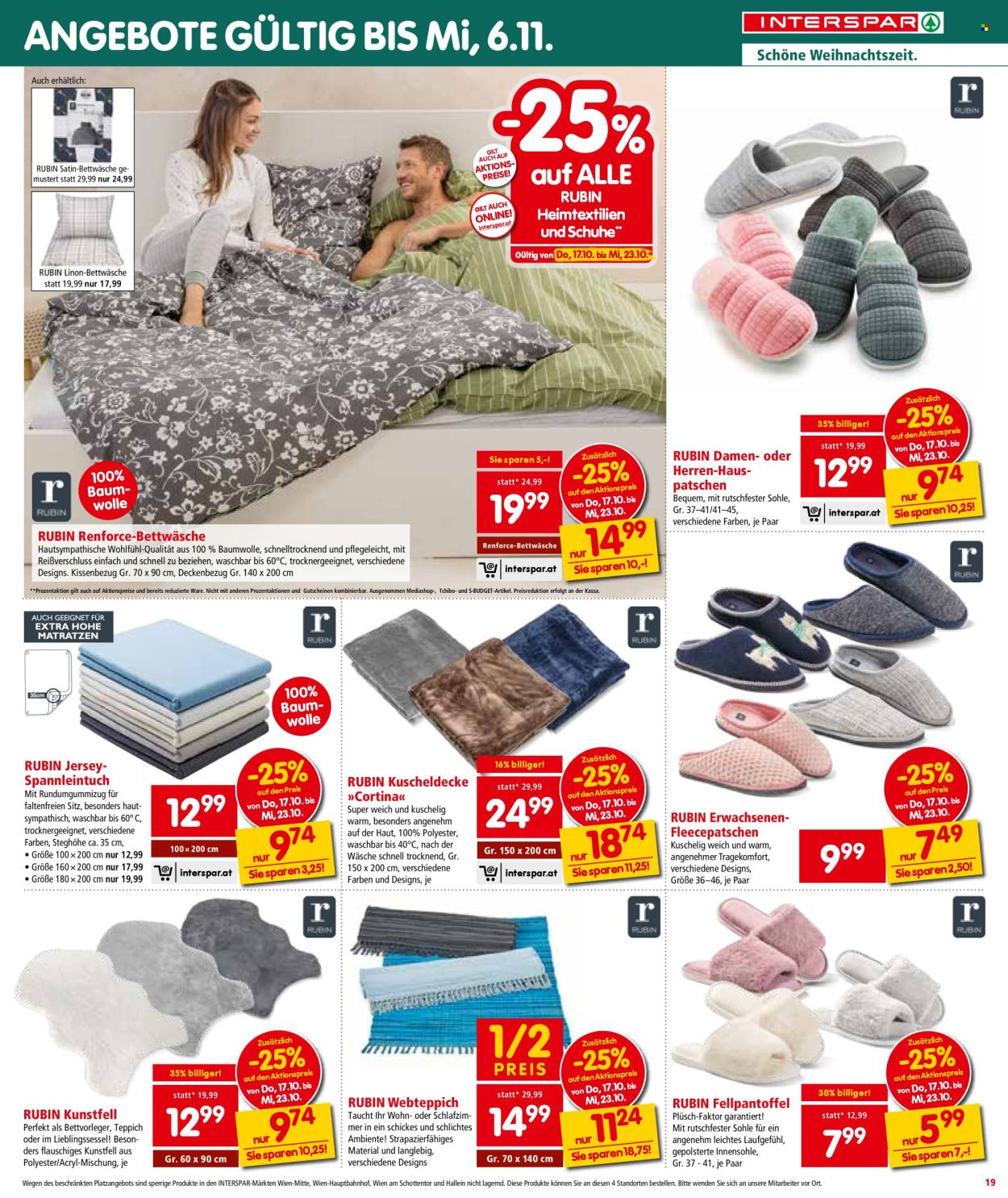 Angebote INTERSPAR - 17.10.2024 - 30.10.2024. Seite 19