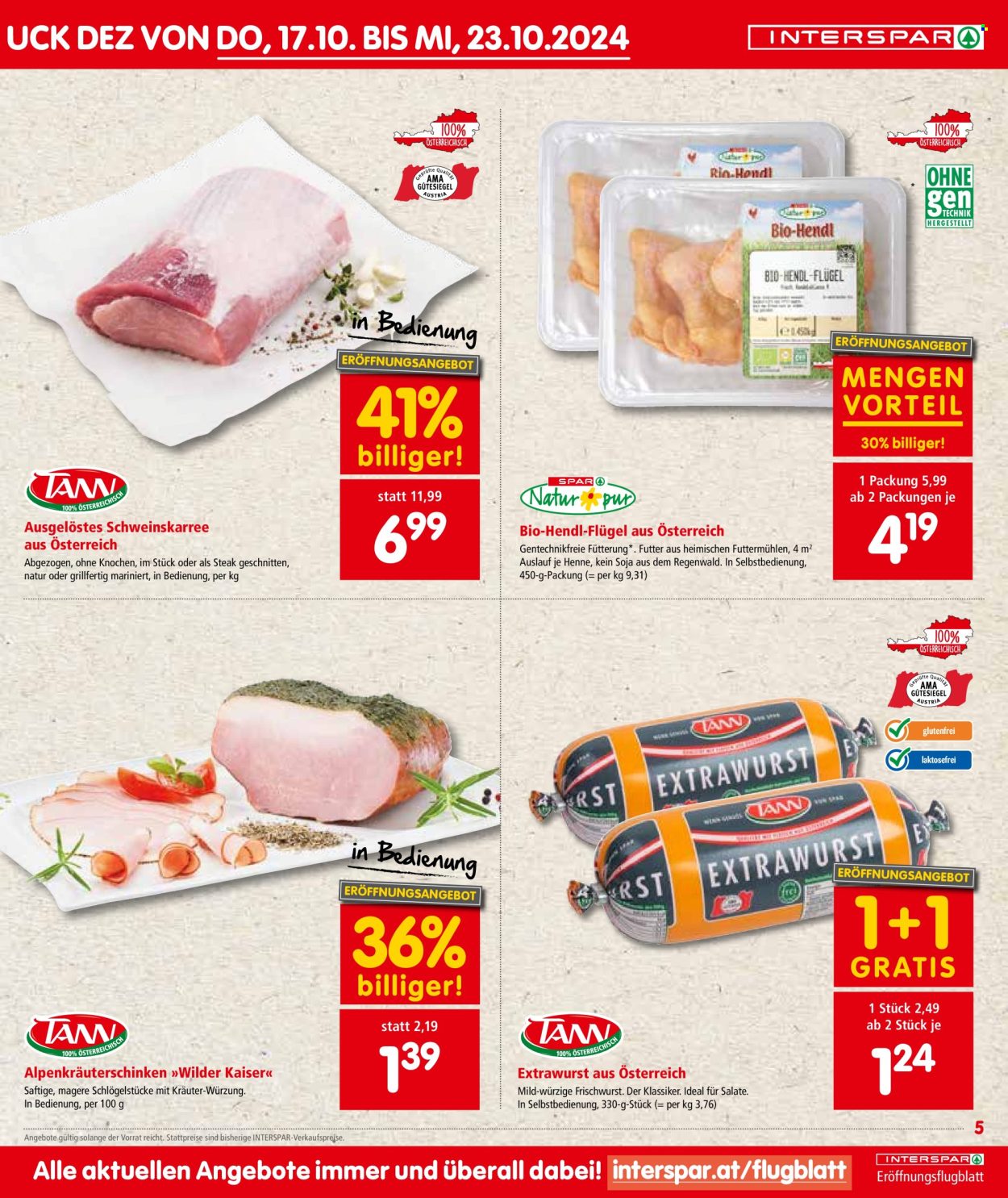 Angebote INTERSPAR - 17.10.2024 - 23.10.2024. Seite 5