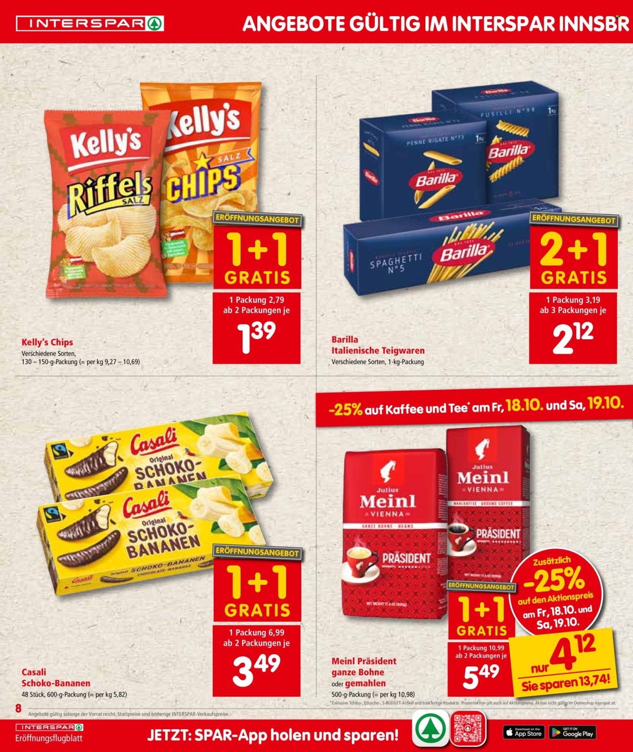 Angebote INTERSPAR - 17.10.2024 - 23.10.2024. Seite 8