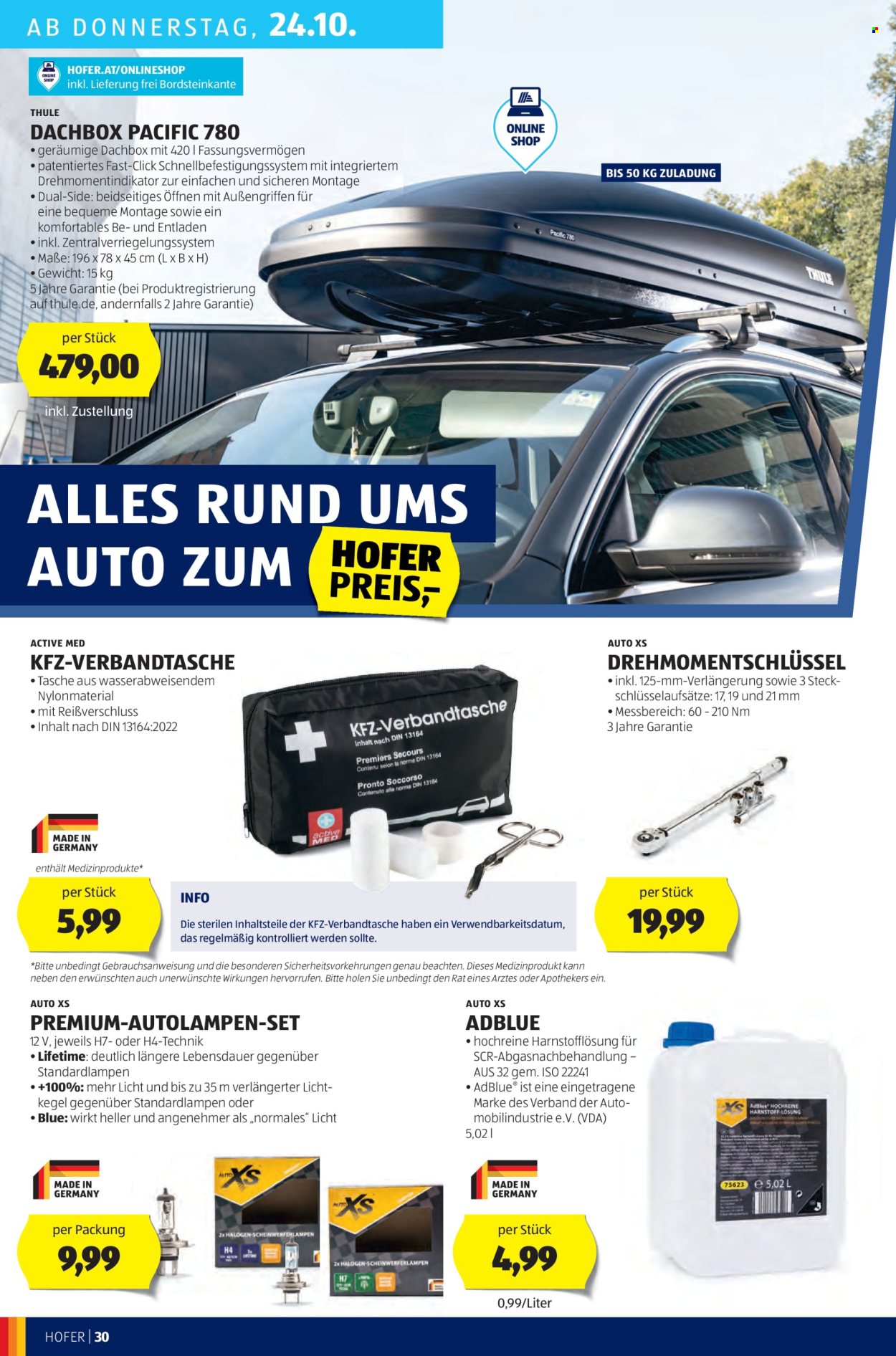 Angebote Hofer - 18.10.2024 - 24.10.2024. Seite 34