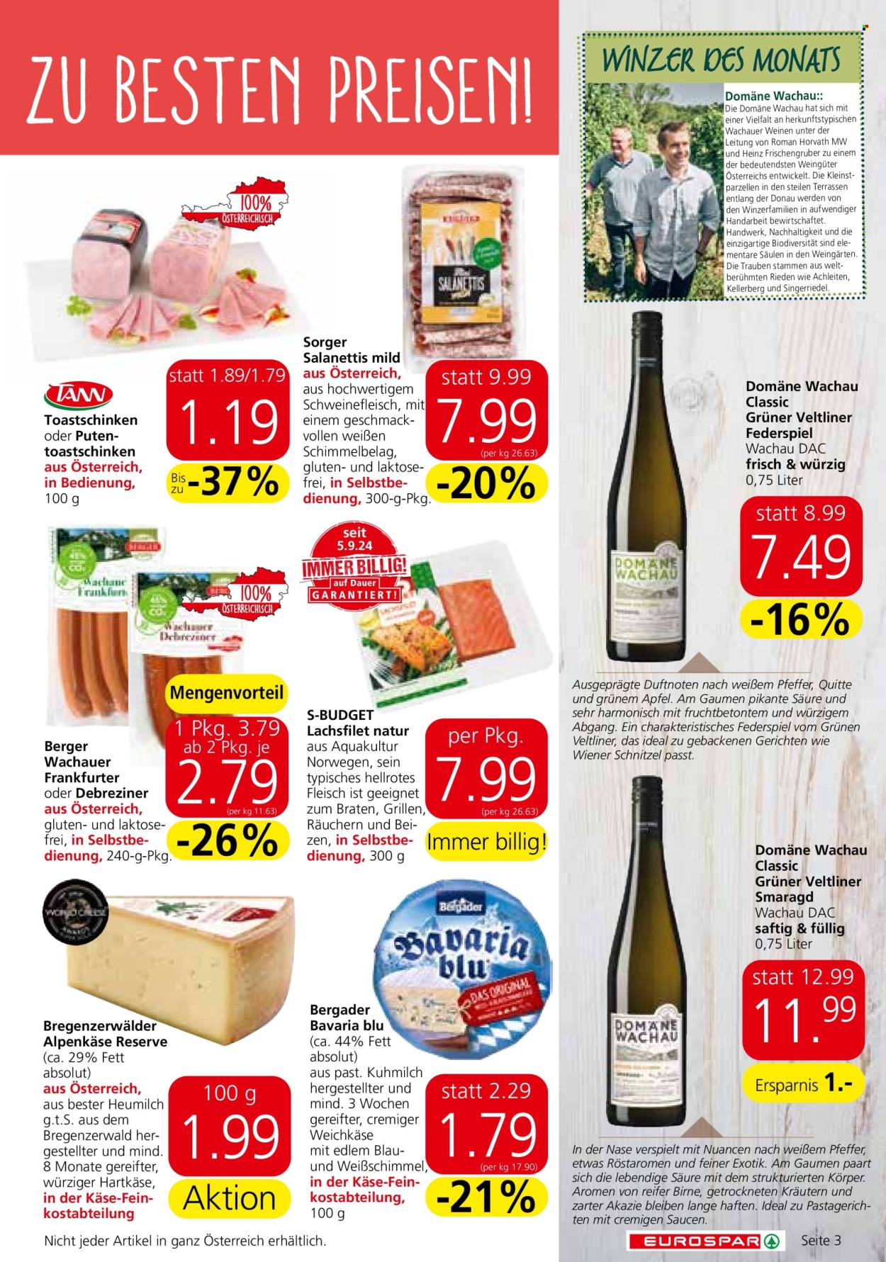 Angebote EUROSPAR - 17.10.2024 - 30.10.2024. Seite 3