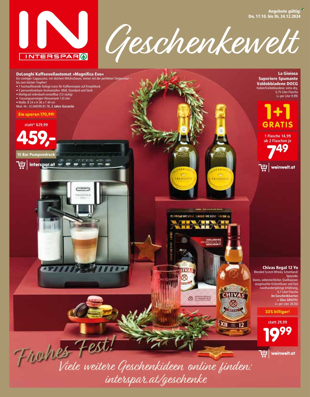 Angebote INTERSPAR - 17.10.2024 - 24.12.2024. Seite 1