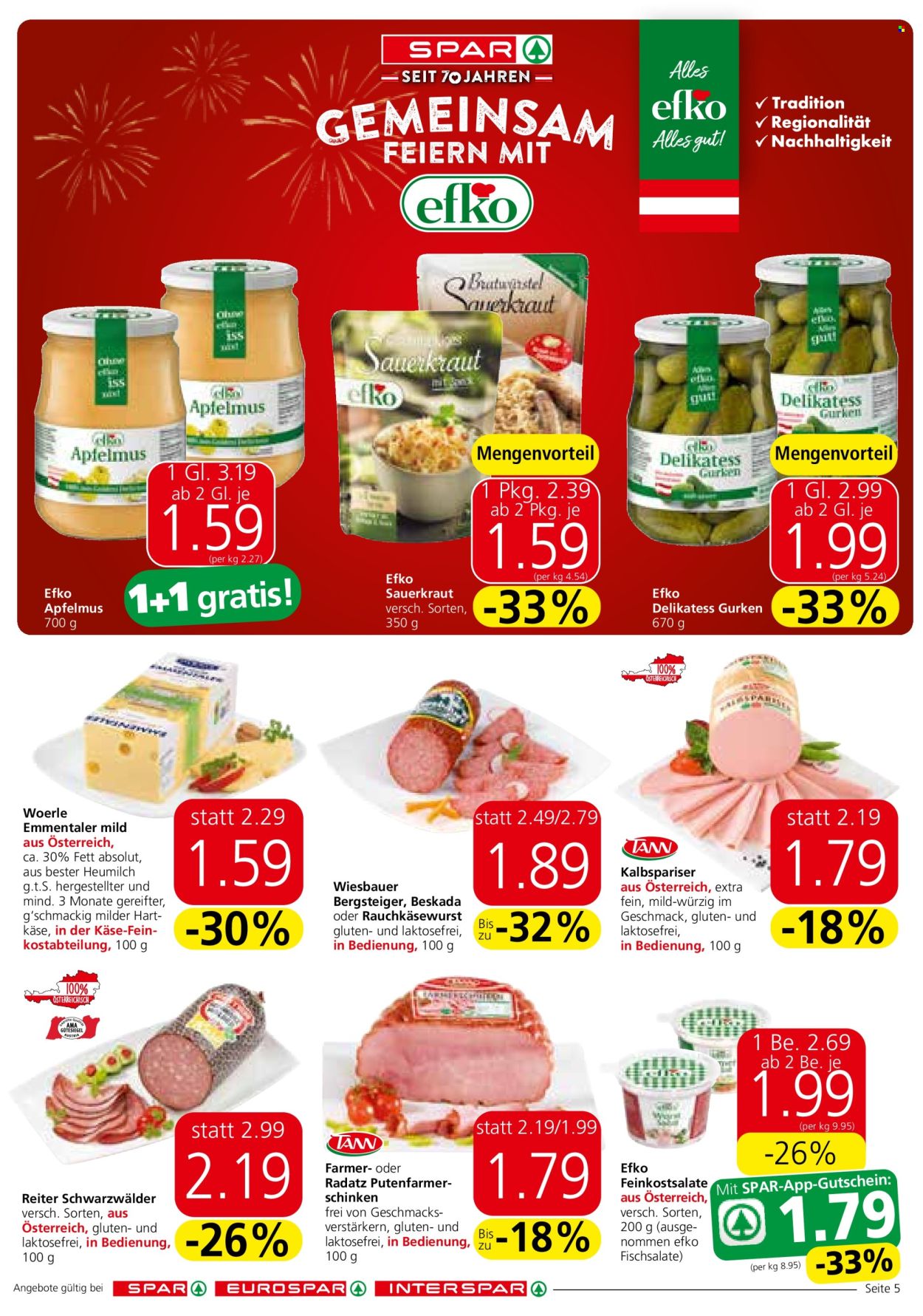 Angebote SPAR - 17.10.2024 - 30.10.2024. Seite 5