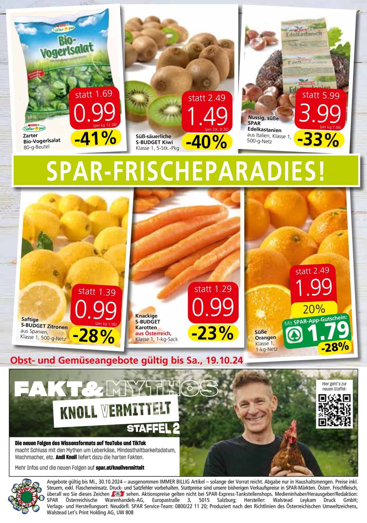 Angebote SPAR - 17.10.2024 - 30.10.2024. Seite 20