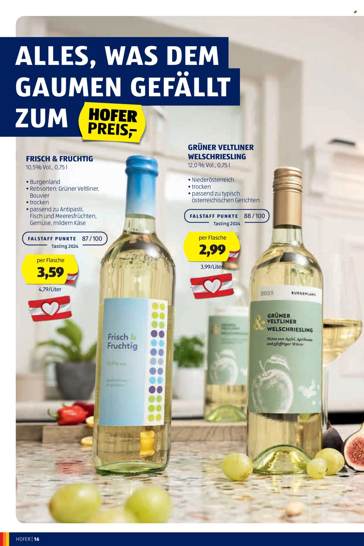 Angebote Hofer. Seite 16