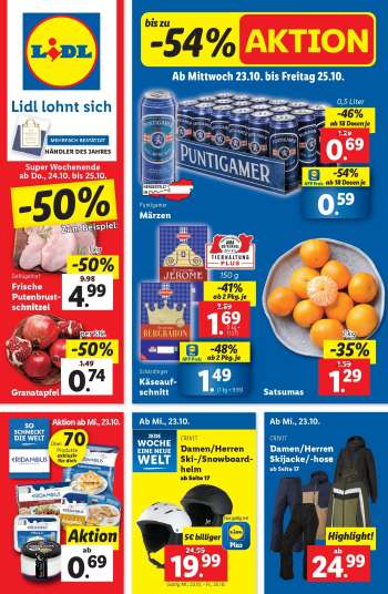 Angebote Lidl - 23.10.2024 - 29.10.2024.