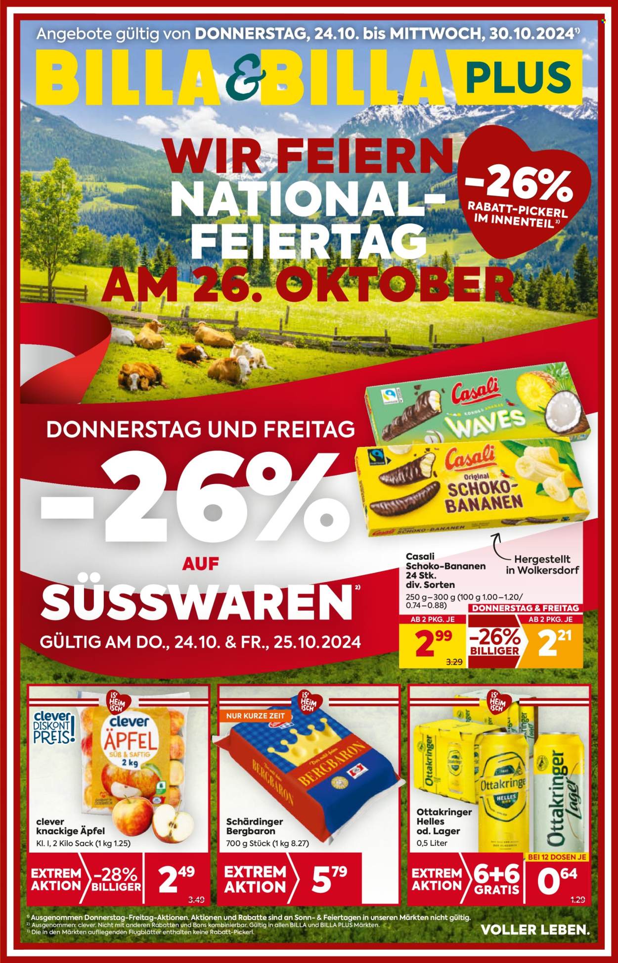 Angebote Billa - 24.10.2024 - 30.10.2024. Seite 1