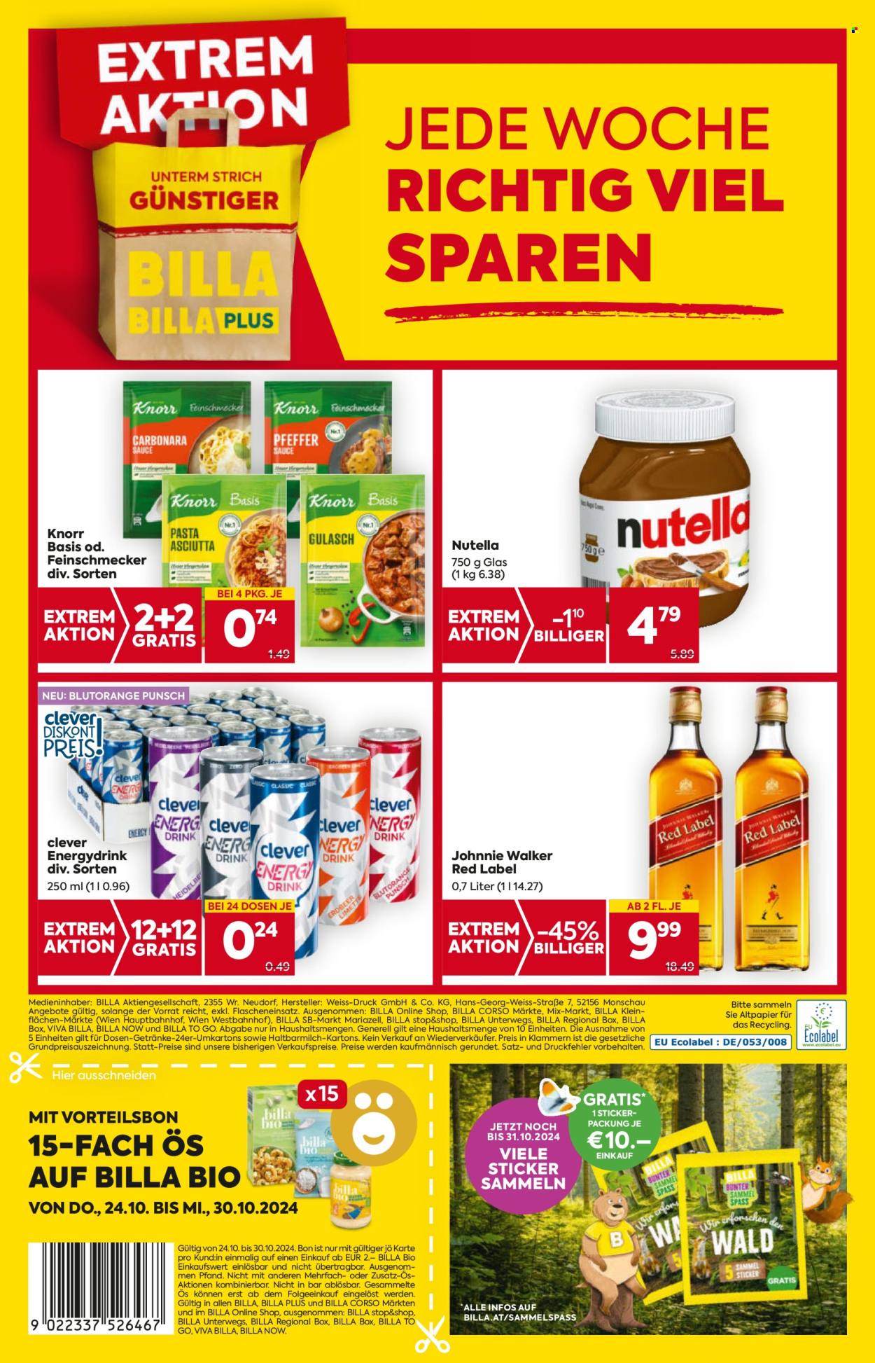 Angebote Billa - 24.10.2024 - 30.10.2024. Seite 20
