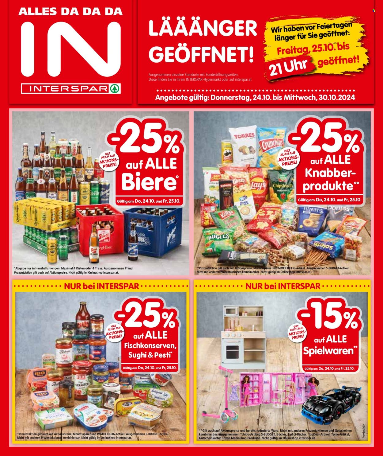Angebote INTERSPAR - 24.10.2024 - 30.10.2024. Seite 1