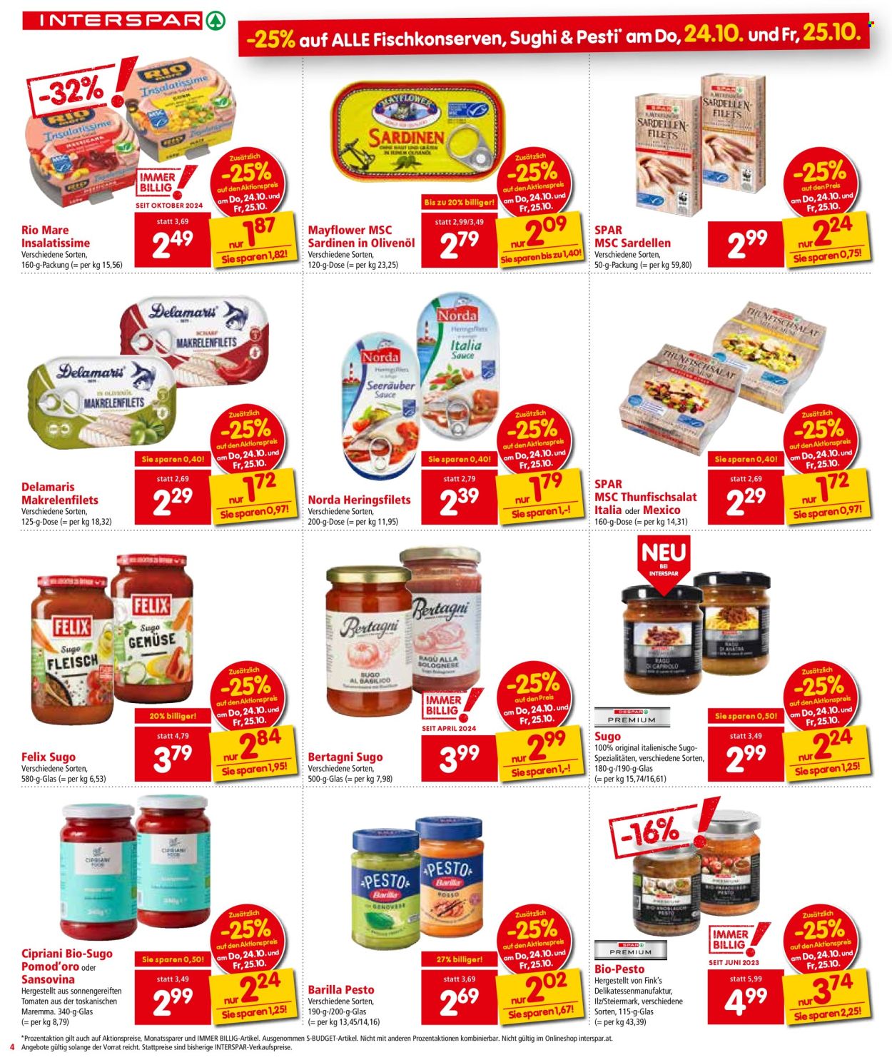 Angebote INTERSPAR - 24.10.2024 - 30.10.2024. Seite 4