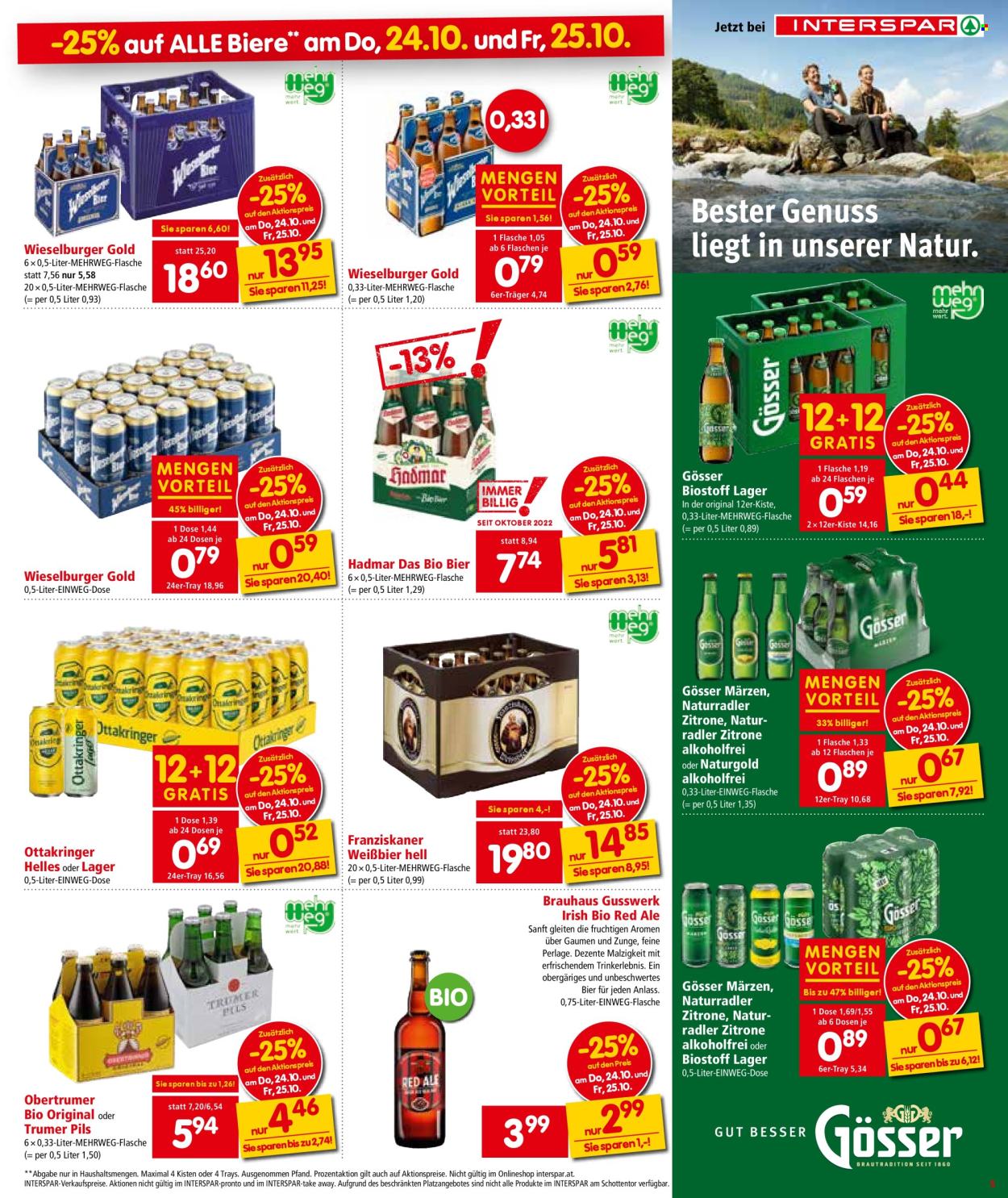 Angebote INTERSPAR - 24.10.2024 - 30.10.2024. Seite 5