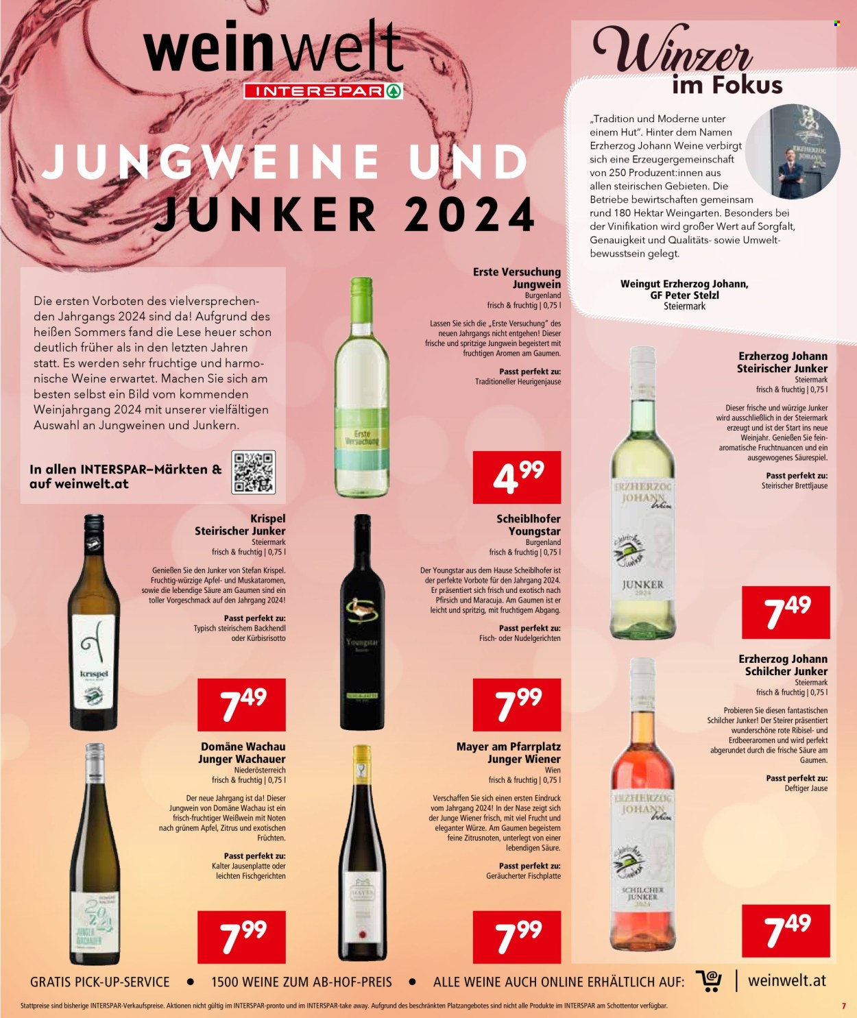 Angebote INTERSPAR - 24.10.2024 - 30.10.2024. Seite 7