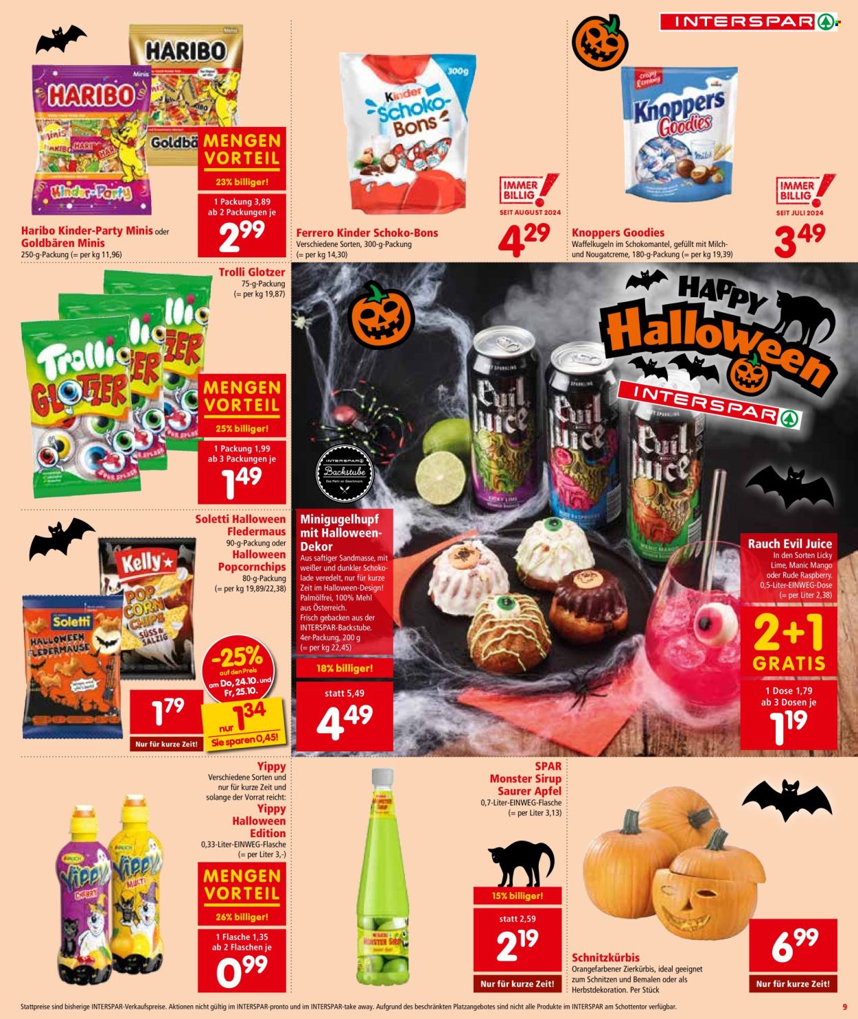 Angebote INTERSPAR - 24.10.2024 - 30.10.2024. Seite 9