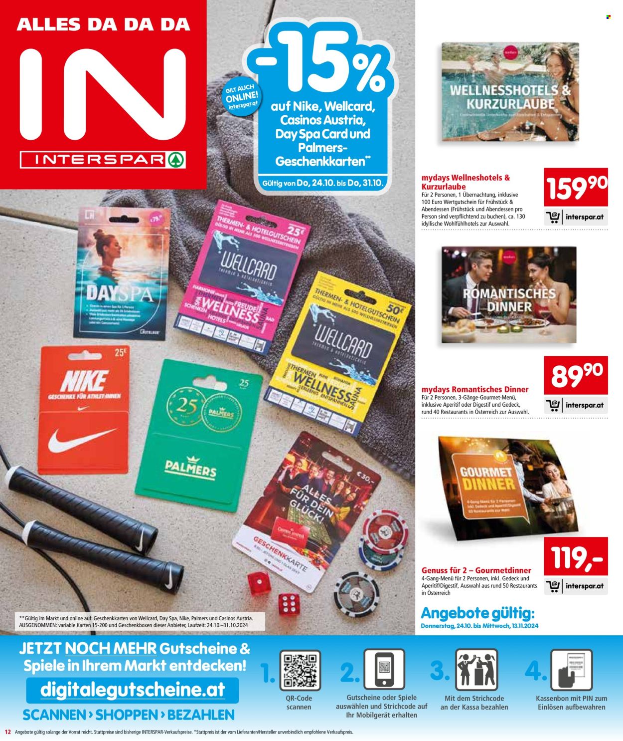 Angebote INTERSPAR - 24.10.2024 - 30.10.2024. Seite 12