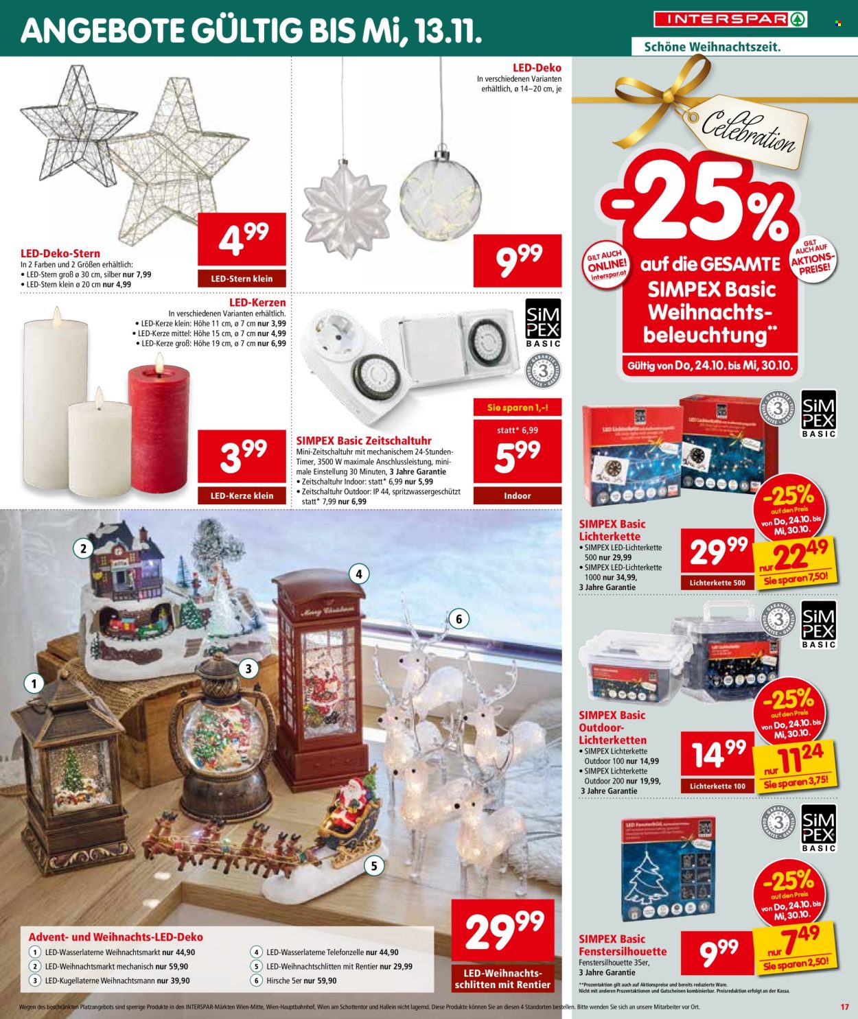 Angebote INTERSPAR - 24.10.2024 - 30.10.2024. Seite 17