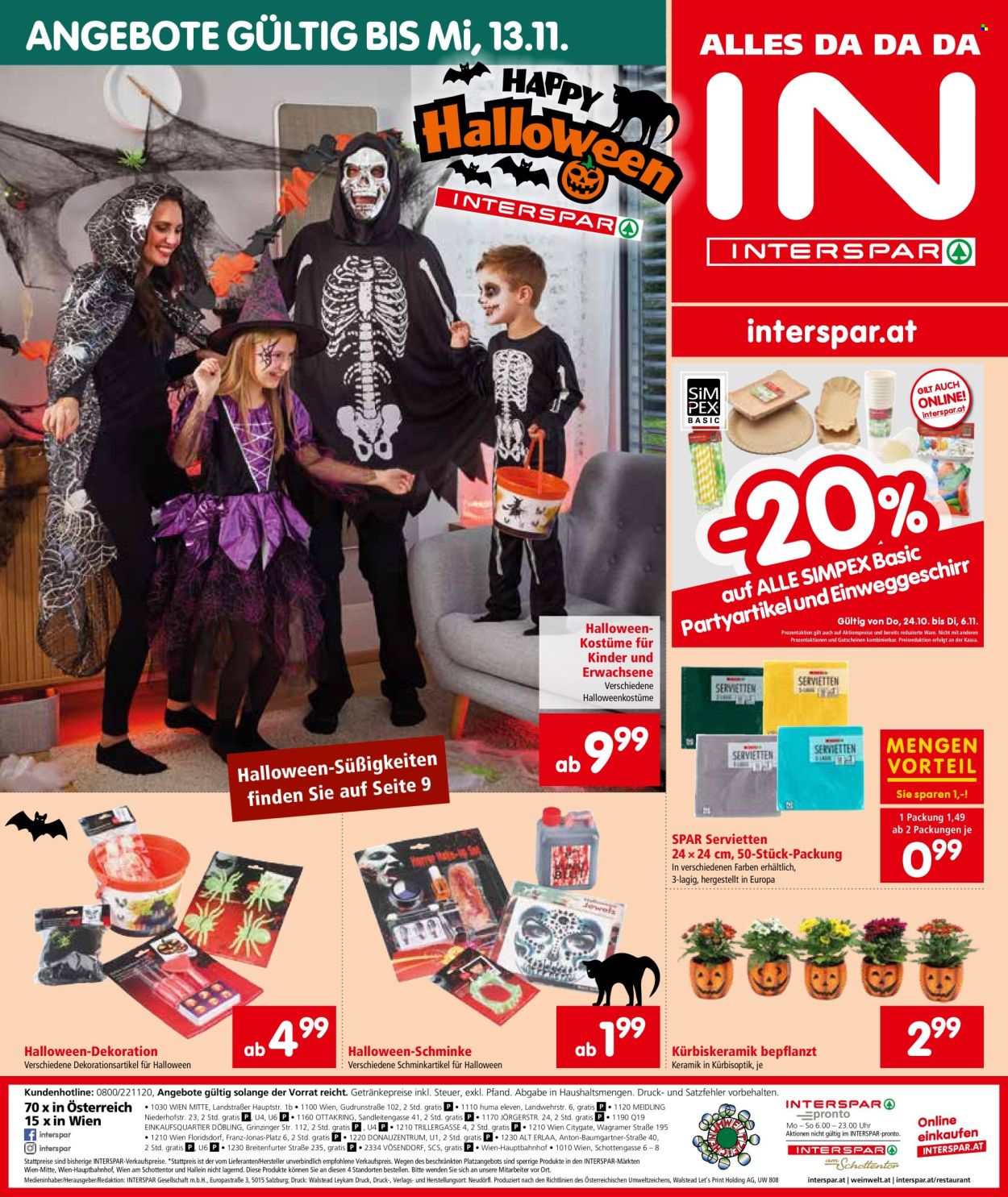 Angebote INTERSPAR - 24.10.2024 - 30.10.2024. Seite 20