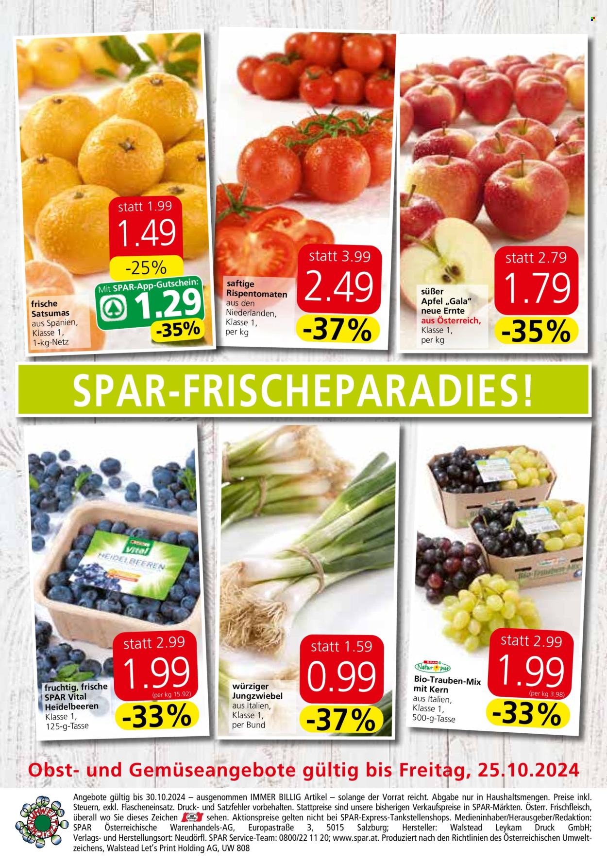 Angebote SPAR - 24.10.2024 - 30.10.2024. Seite 12